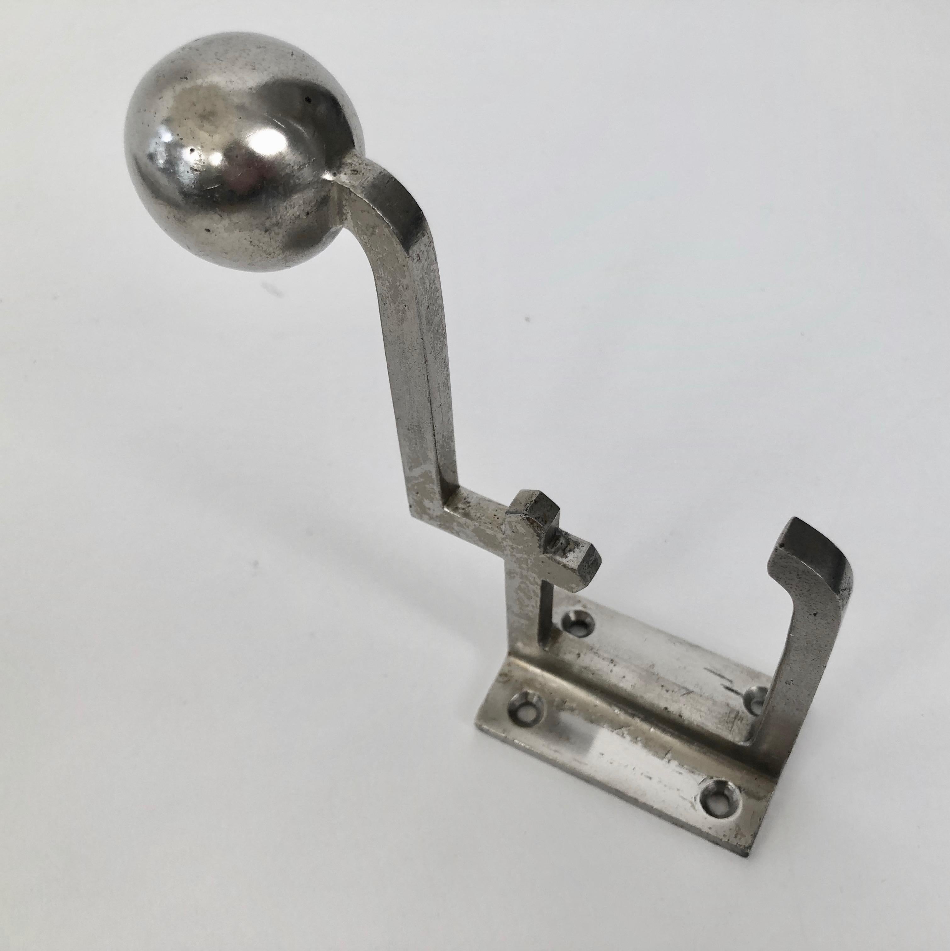 A Pair of Coat Hooks from the period of Viennese Modernism , 1910, Austria For Sale 2