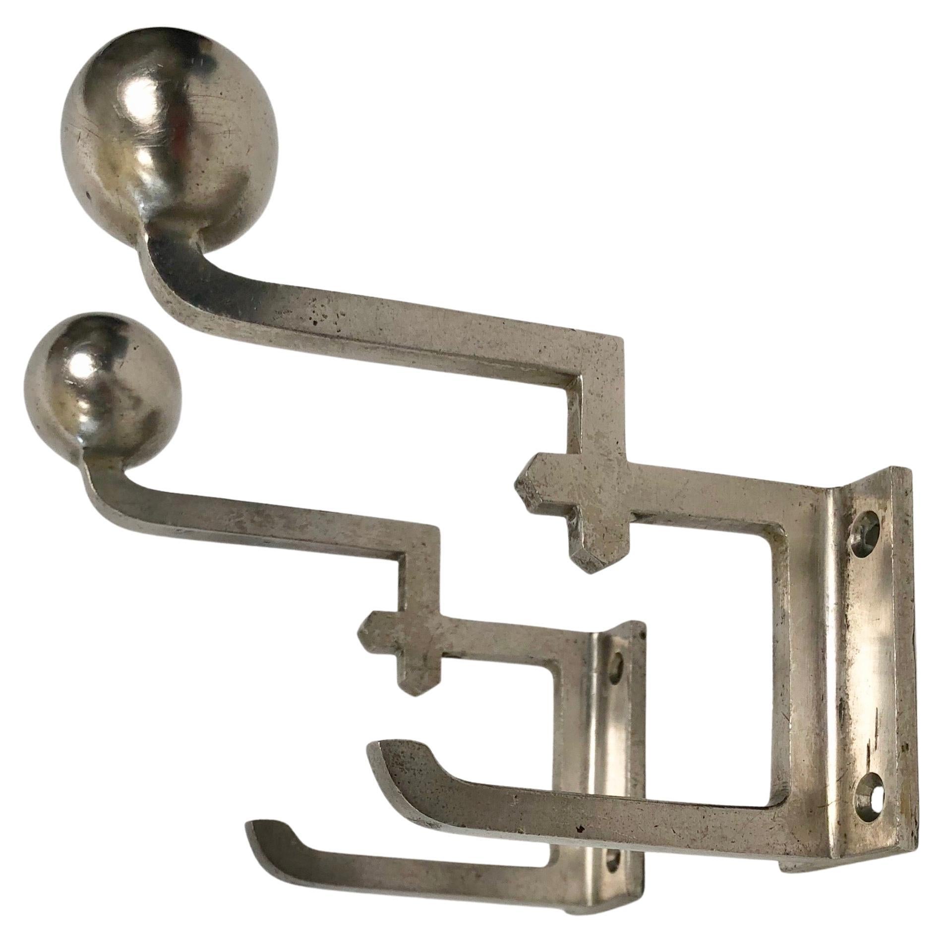 A Pair of Coat Hooks from the period of Viennese Modernism , 1910, Austria