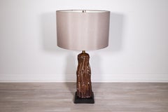 Pareja de lámparas de cerámica firmadas por John Glick Interruptor de 3 vías