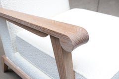 A Pair of Contemporary French Modernist Style Armchairs