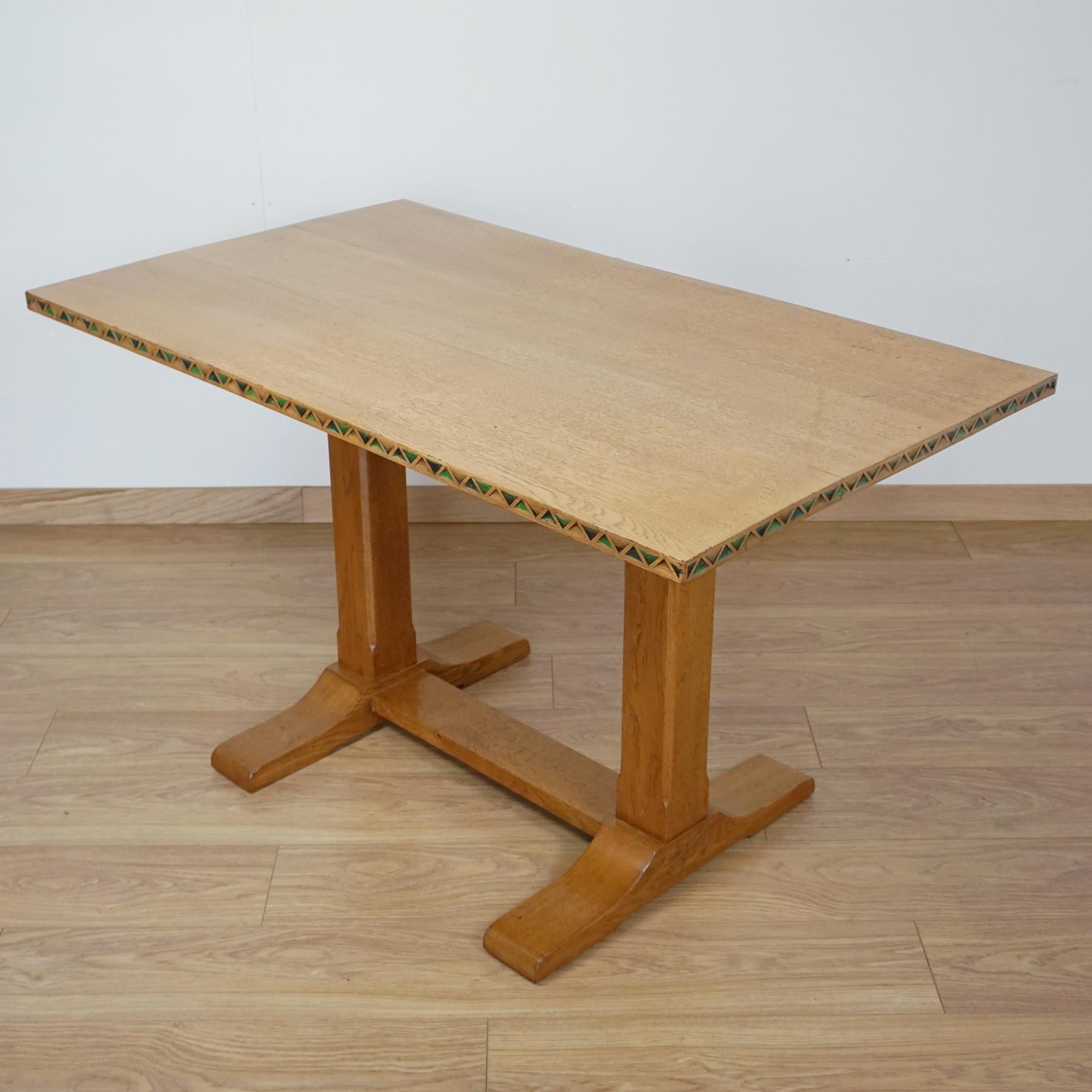 Pareja de mesas de refectorio estilo Cotswolds Arts & Crafts de Heal's of London en venta 4