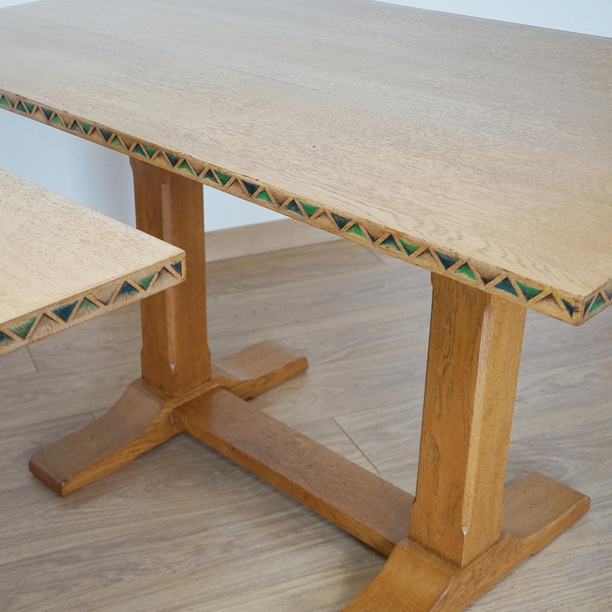 Pareja de mesas de refectorio estilo Cotswolds Arts & Crafts de Heal's of London Inglés en venta