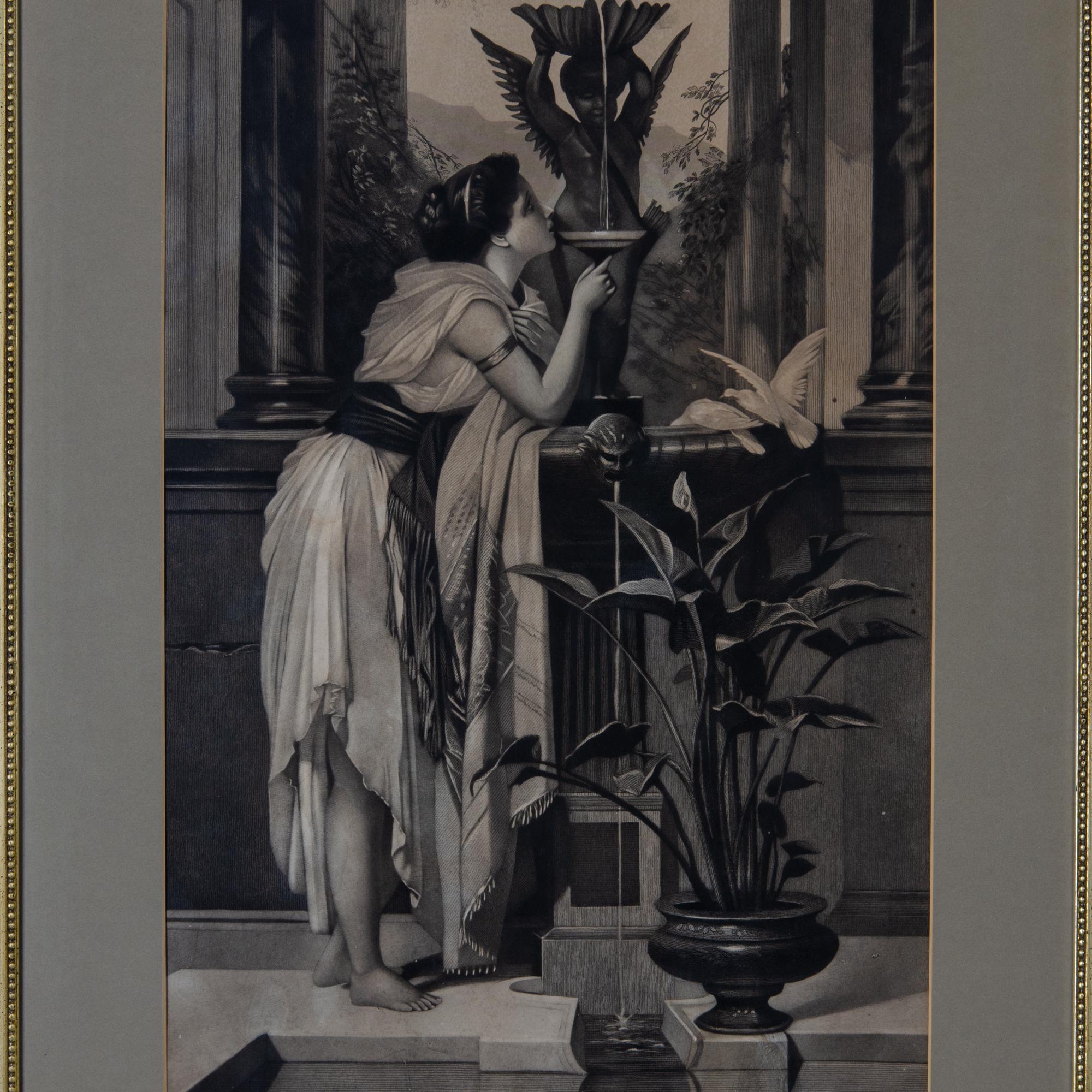 Ein Paar neoklassizistische Cottin-Stiche nach Brochart nach Brochart, um 1874 im Angebot 3