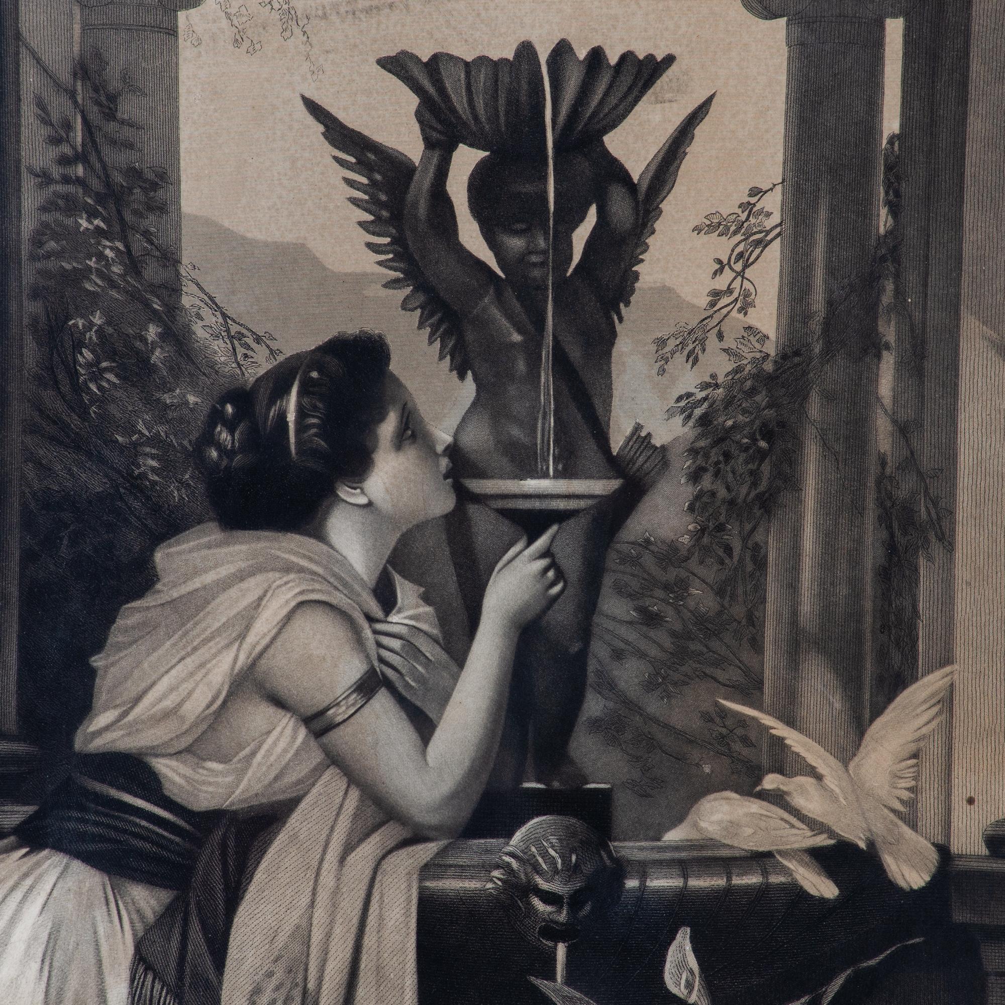 Ein Paar neoklassizistische Cottin-Stiche nach Brochart nach Brochart, um 1874 im Angebot 5