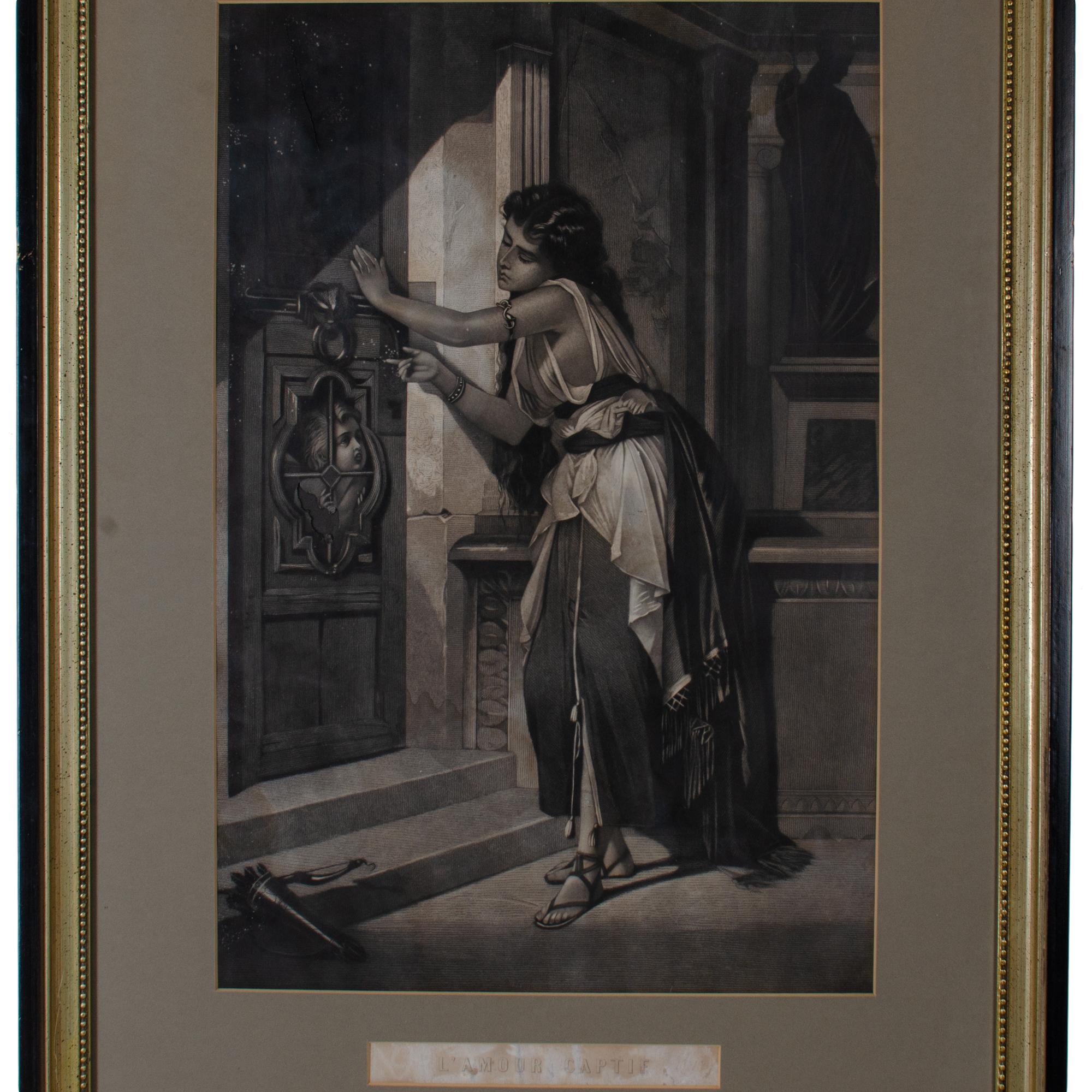 Ein Paar neoklassizistische Cottin-Stiche nach Brochart nach Brochart, um 1874 im Zustand „Relativ gut“ im Angebot in Savannah, GA