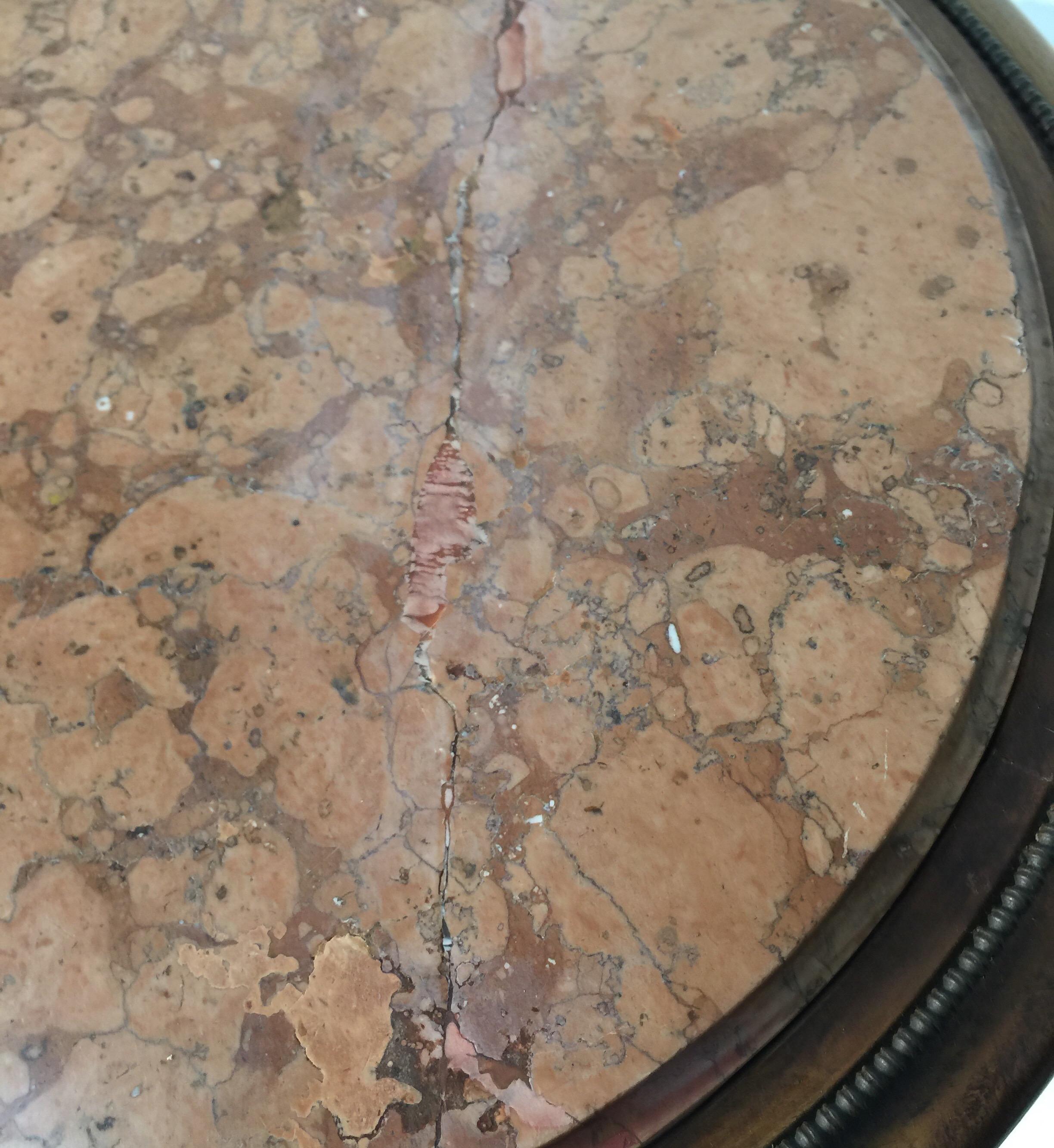 Pair of Crane Motif Burnished Bronze Pedestal Tables 6