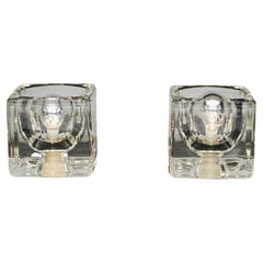 Pair of Cube Table Lamps by Peill & Putzler