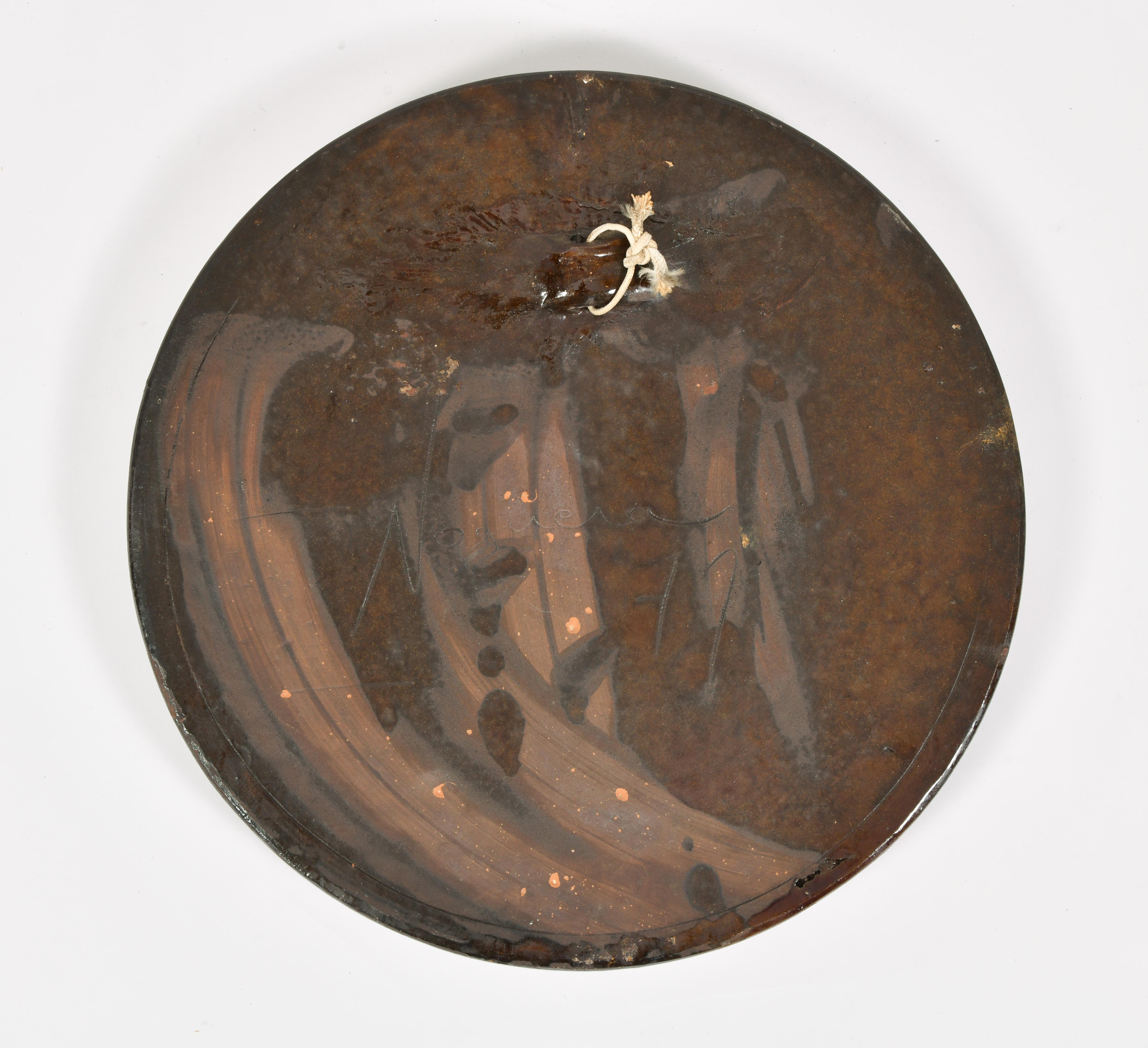 Pair of Cubist Ceramic Wall Plates, by Noguera 5