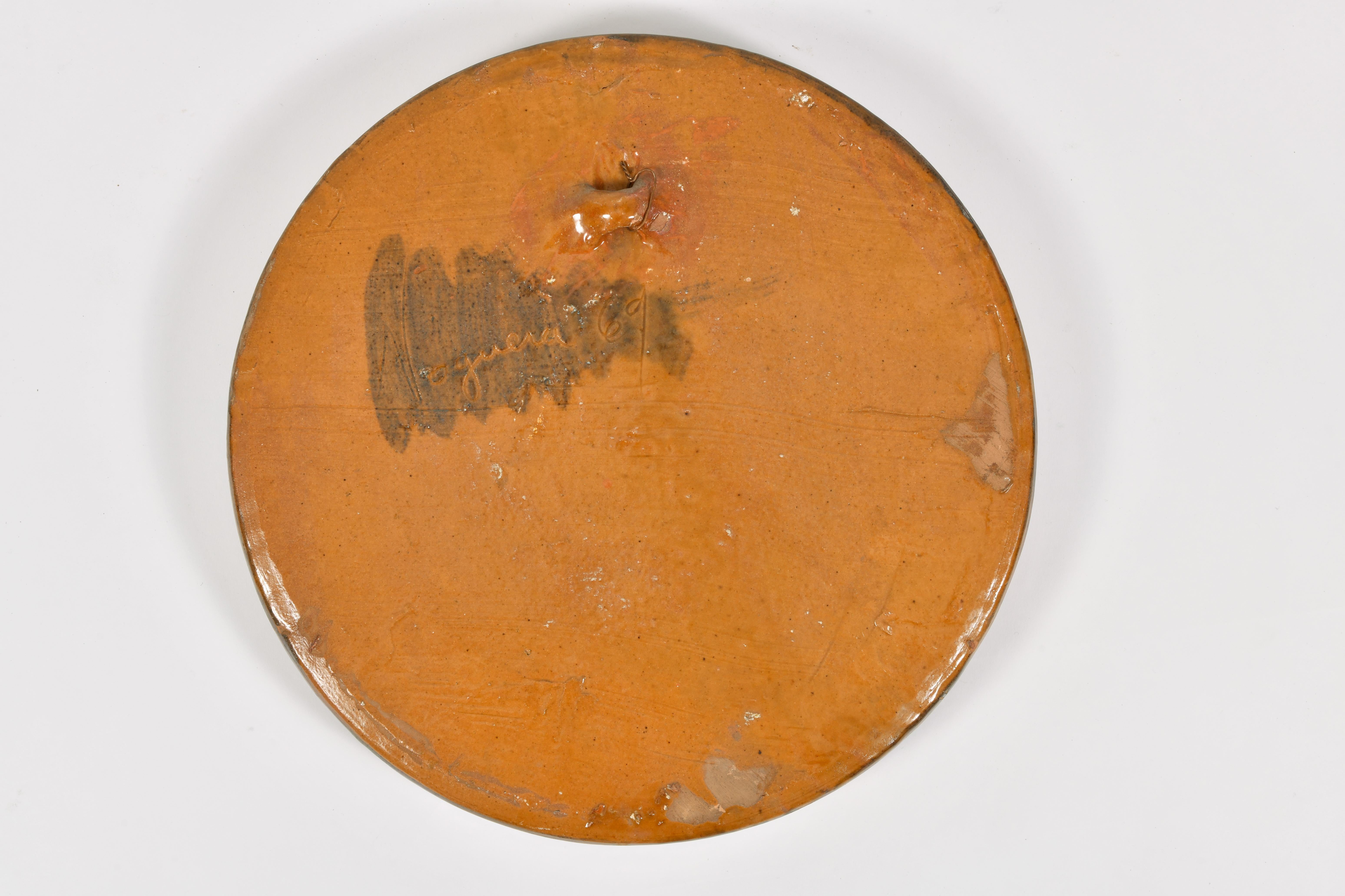 Pair of Cubist Ceramic Wall Plates, by Noguera 1