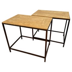 A Pair of Custom-Designed Occasional Tables
