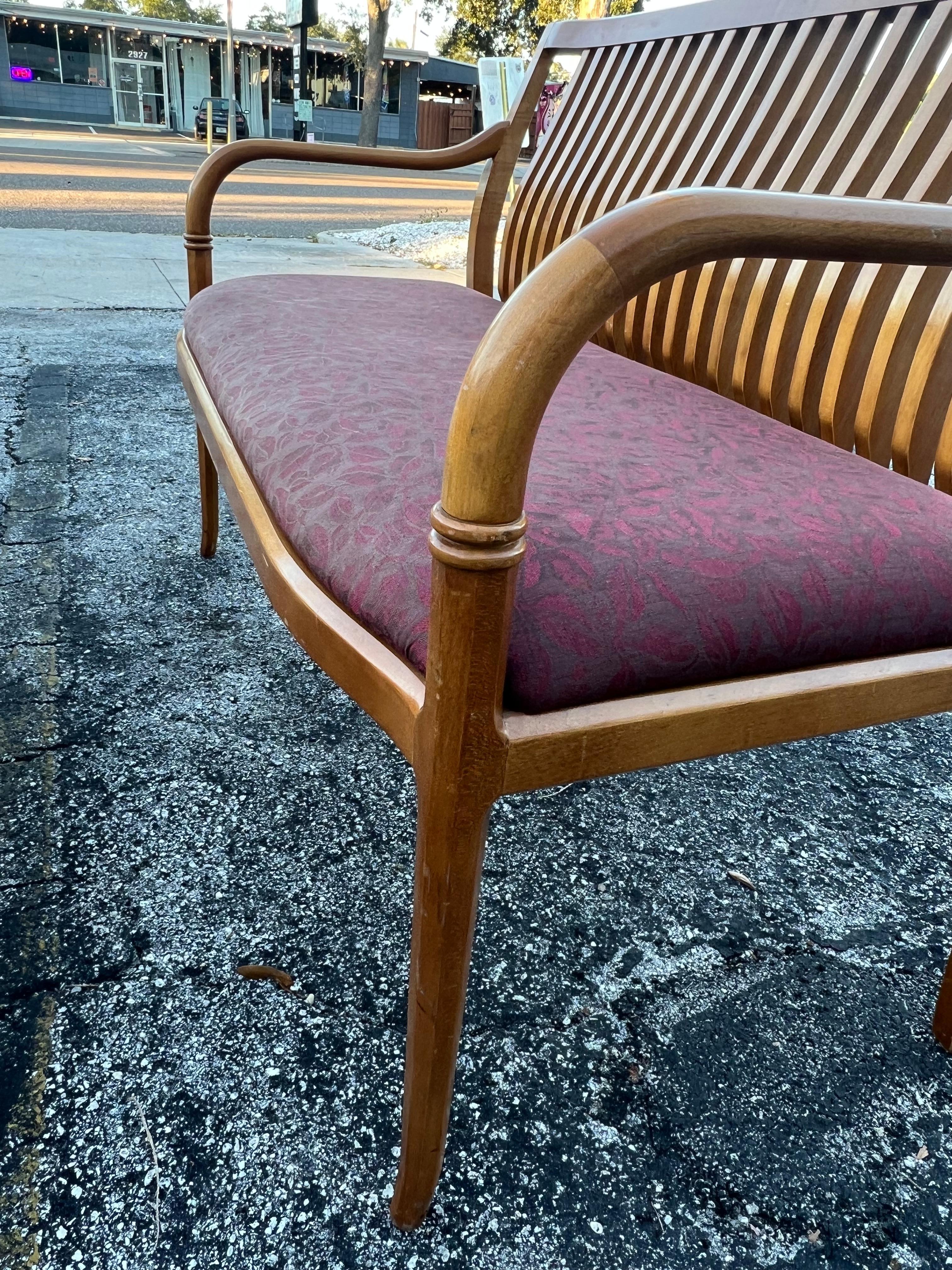 A Pair Of Custom Maple Benches By Paoli ca' 1980's For Sale 6