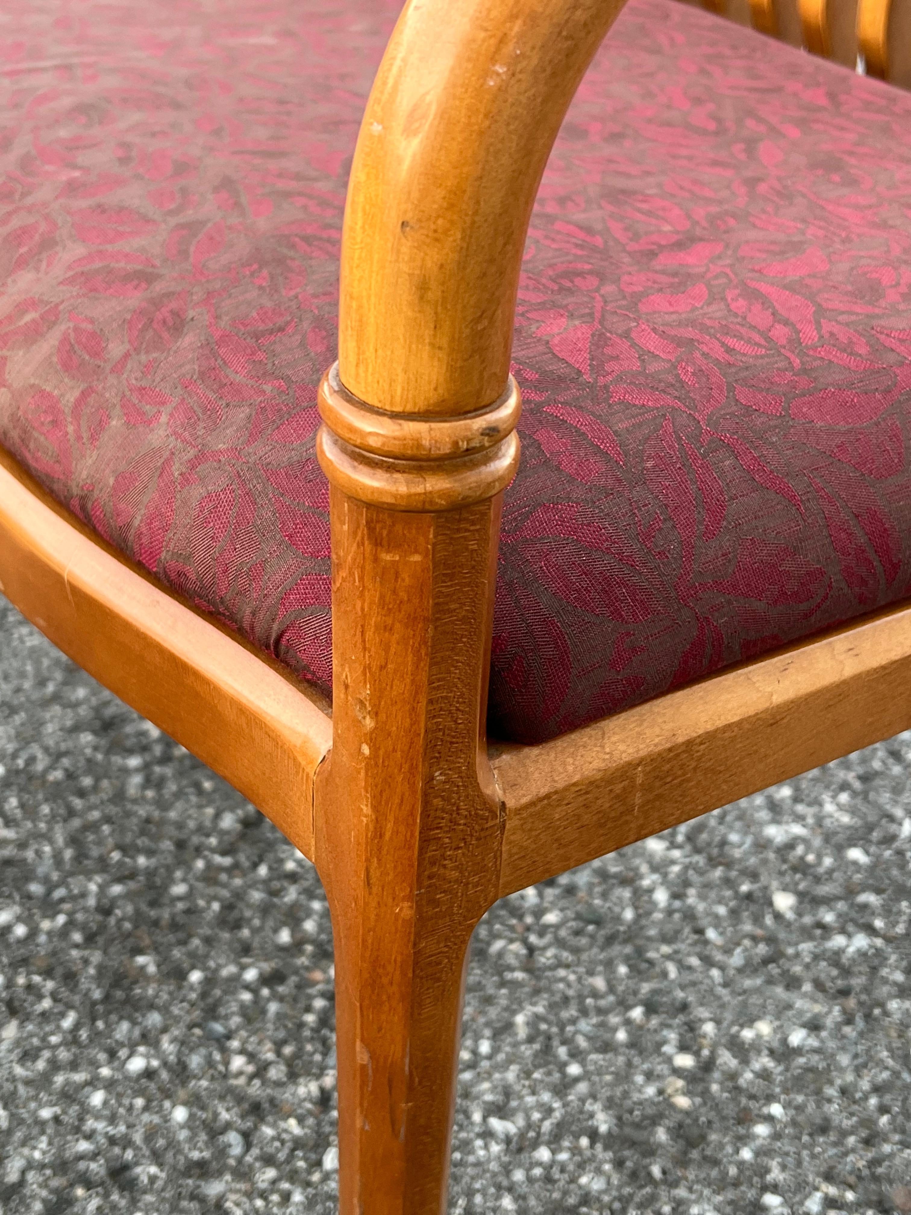 A Pair Of Custom Maple Benches By Paoli ca' 1980's For Sale 11