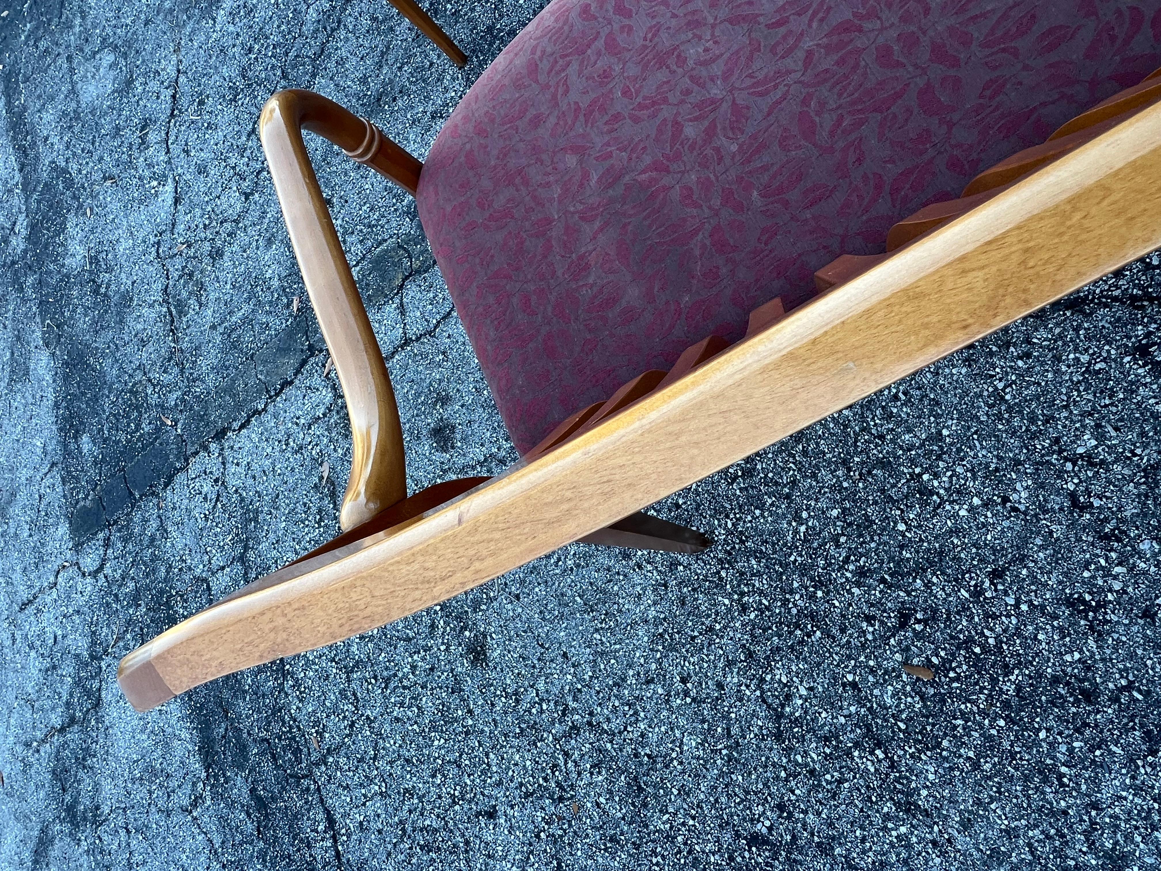 A Pair Of Custom Maple Benches By Paoli ca' 1980's For Sale 1