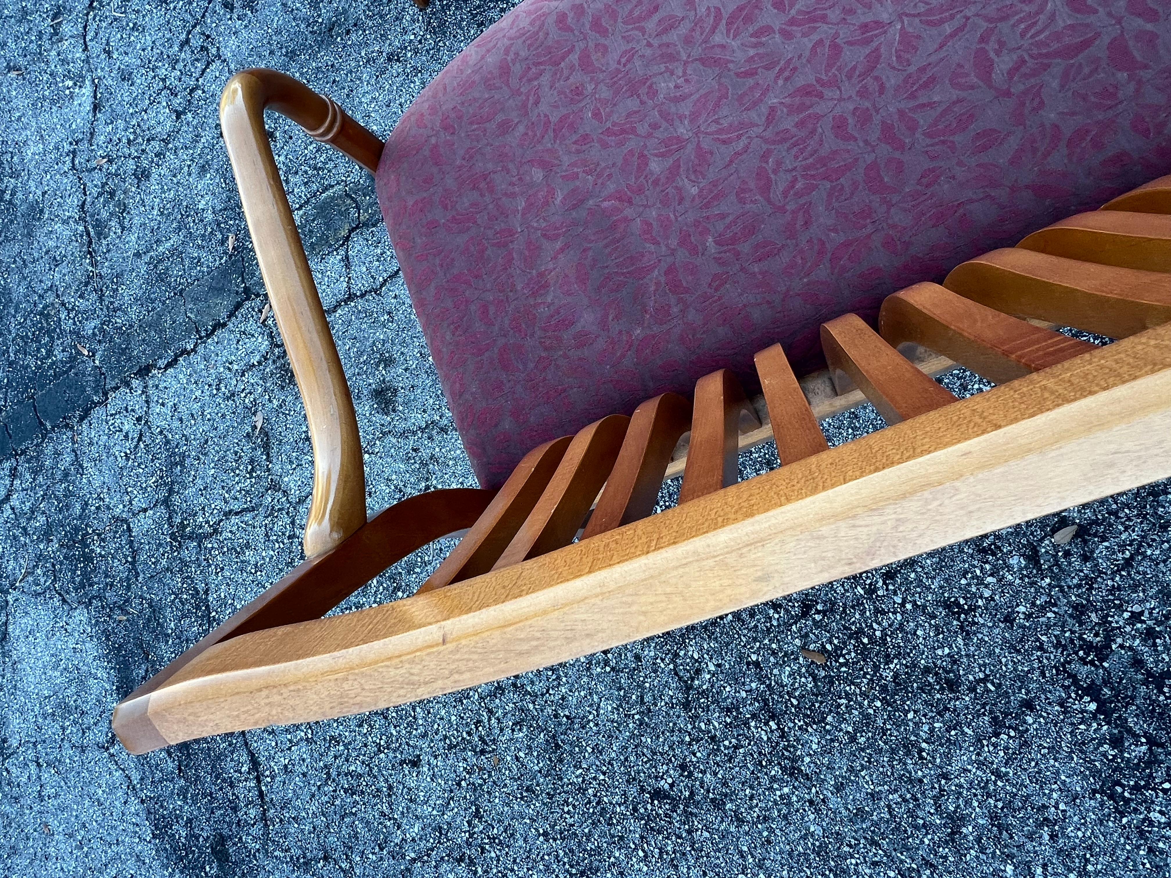 A Pair Of Custom Maple Benches By Paoli ca' 1980's For Sale 2