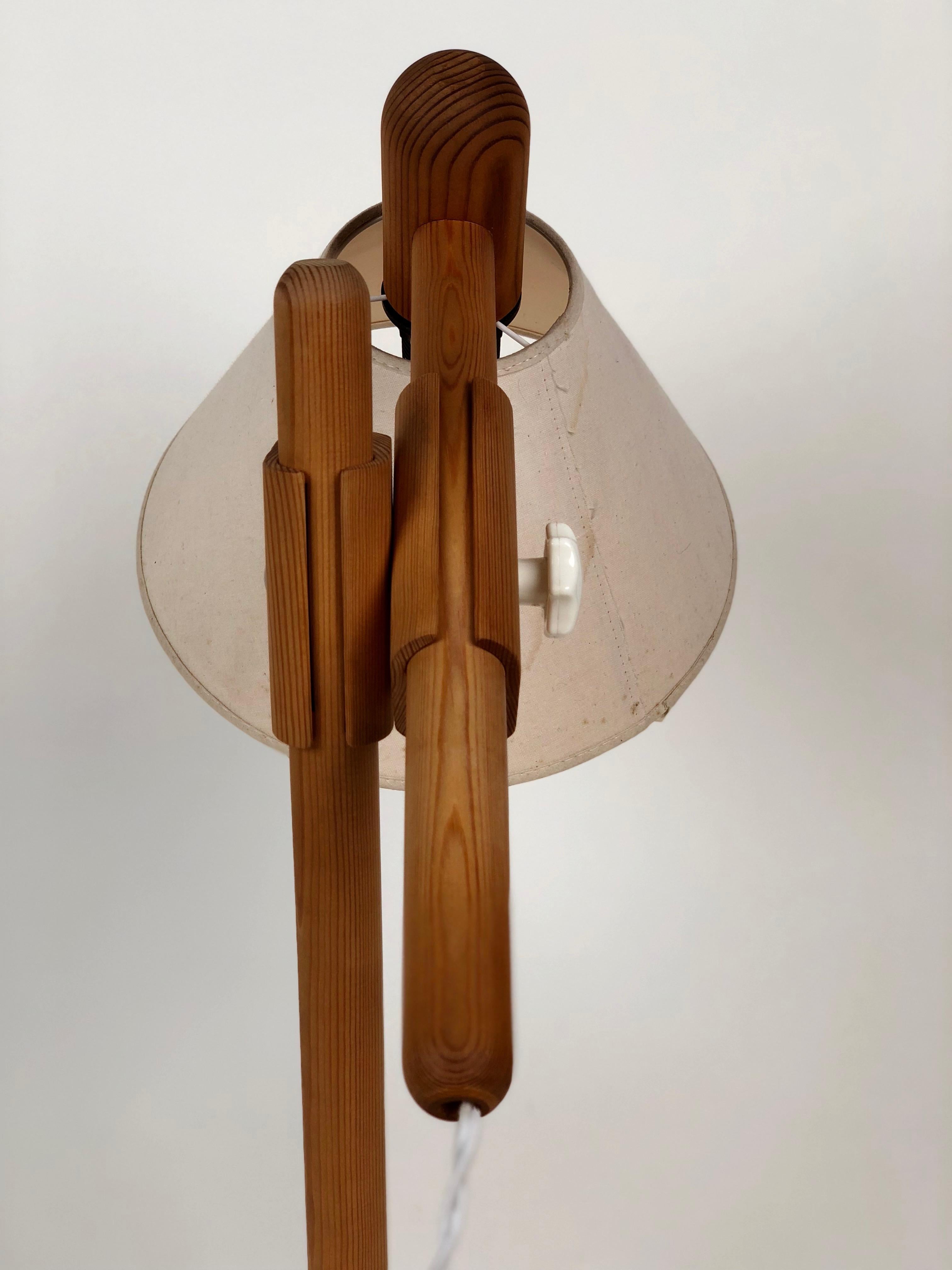 Woodwork Pair of Danish 1960s, Table Lamps from +LYS