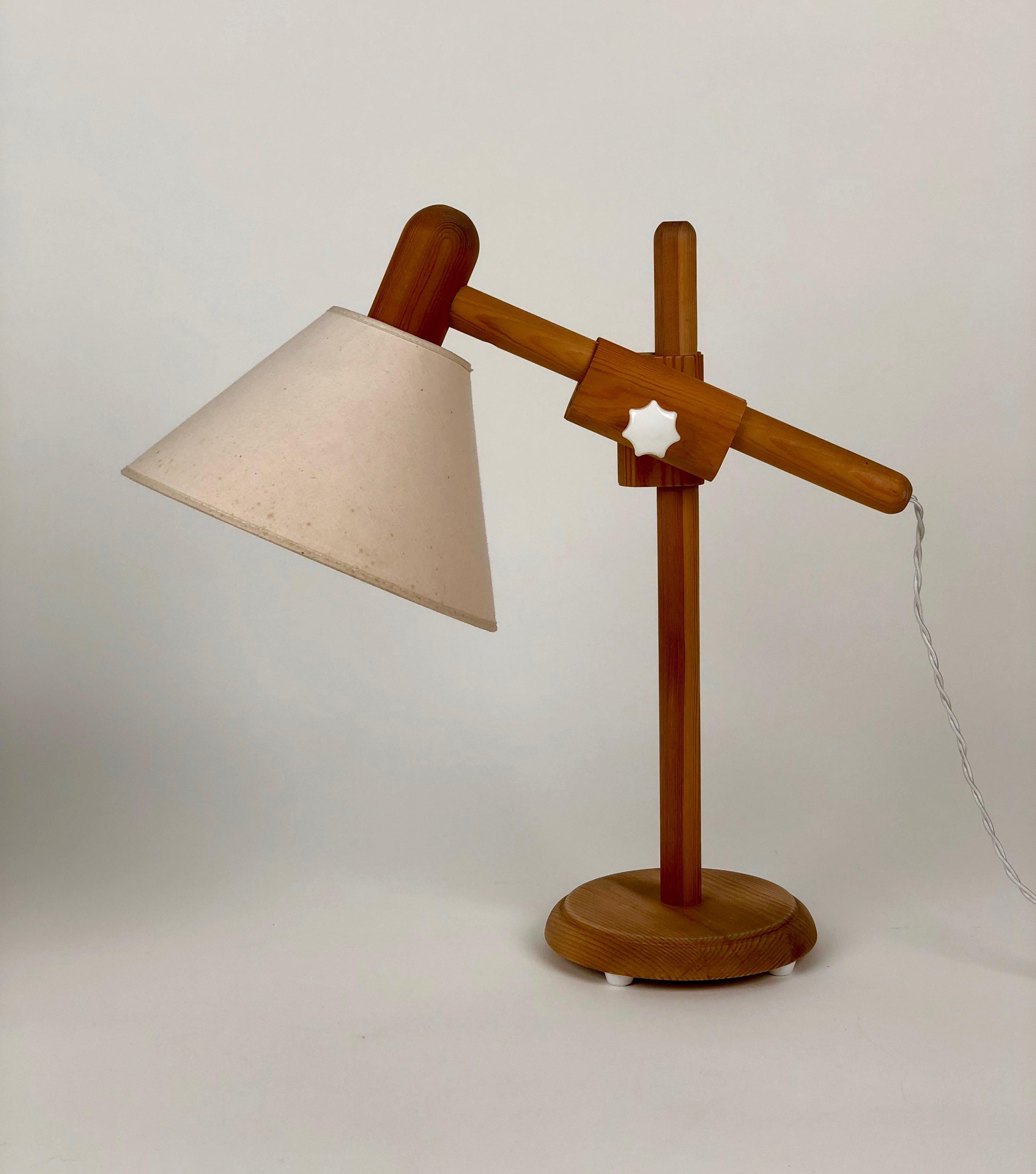 Mid-20th Century Pair of Danish 1960s, Table Lamps from +LYS