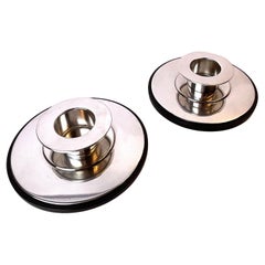 Paar dänische Kerzenständer im Art-déco-Stil für große Kerzen