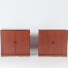 Pair of Danish Mid-Century Cabinets by John Stuart, Circa 1950