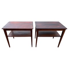 Retro Pair of Danish Mid-Century Modern Nightstands or Sidetables from the, 1960s