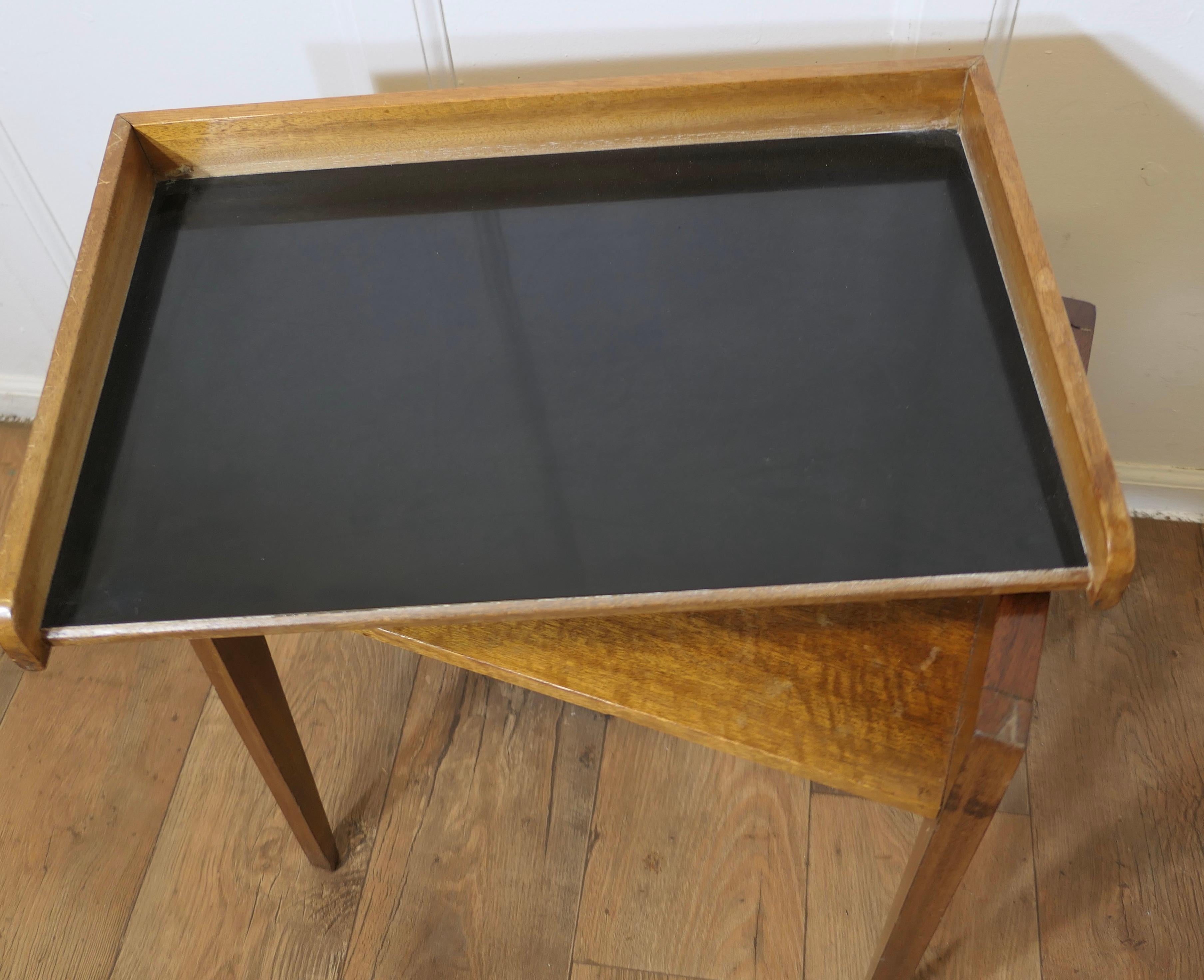 A Pair of Danish Mid Century Tray Top Tables, Bedside, Fireside Tables For Sale 3