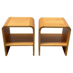 A pair of Danish minimalistic night stands from the 1980´s