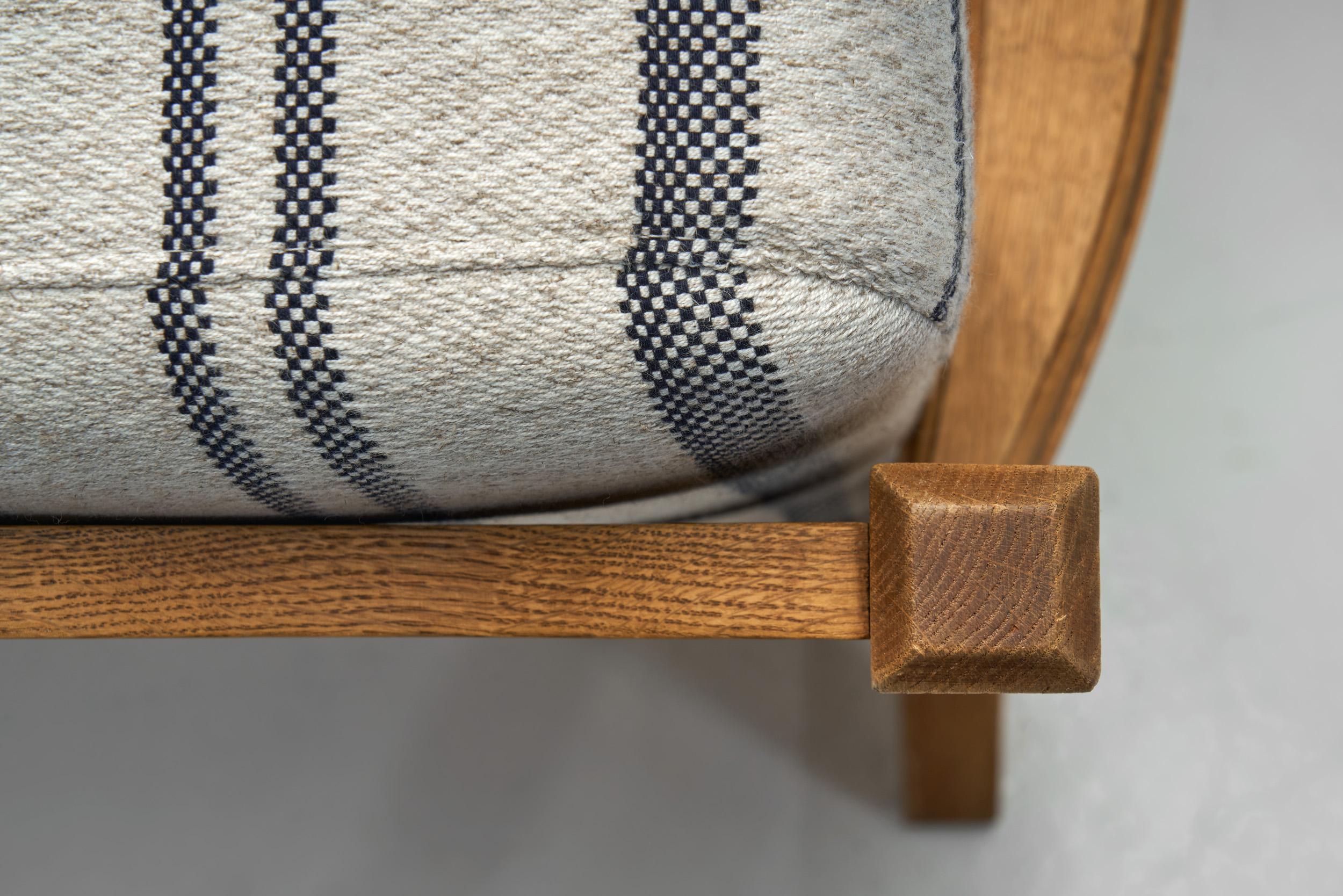 Paire de fauteuils en Oak danois, Danemark, années 1970 en vente 3