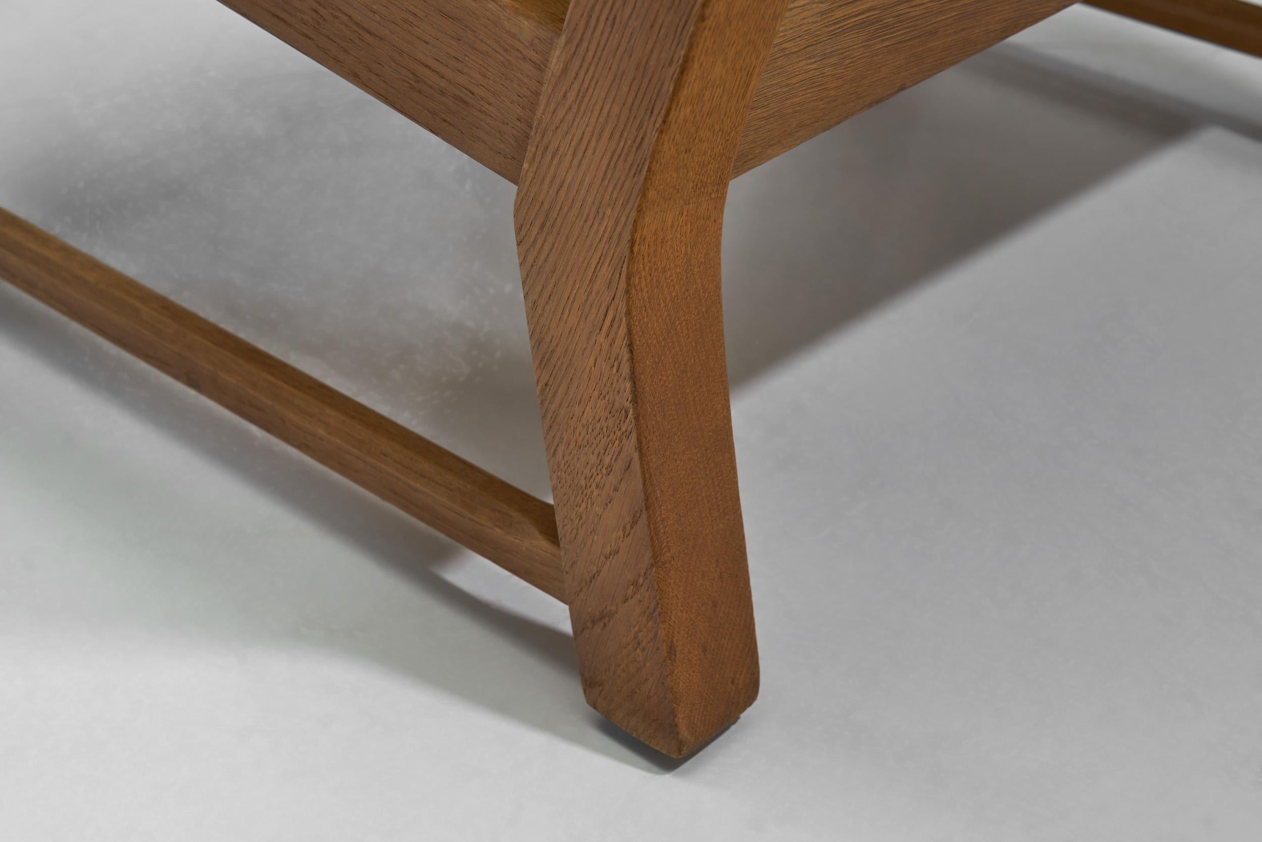 Paire de fauteuils en Oak danois, Danemark, années 1970 en vente 11
