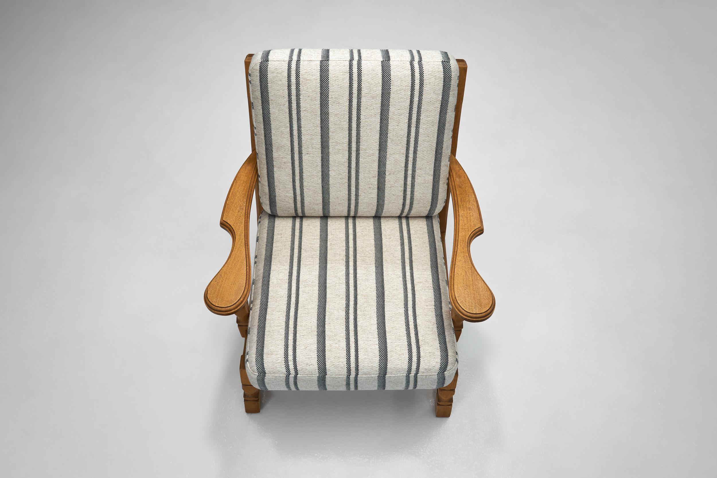 Fin du 20e siècle Paire de fauteuils en Oak danois, Danemark, années 1970 en vente