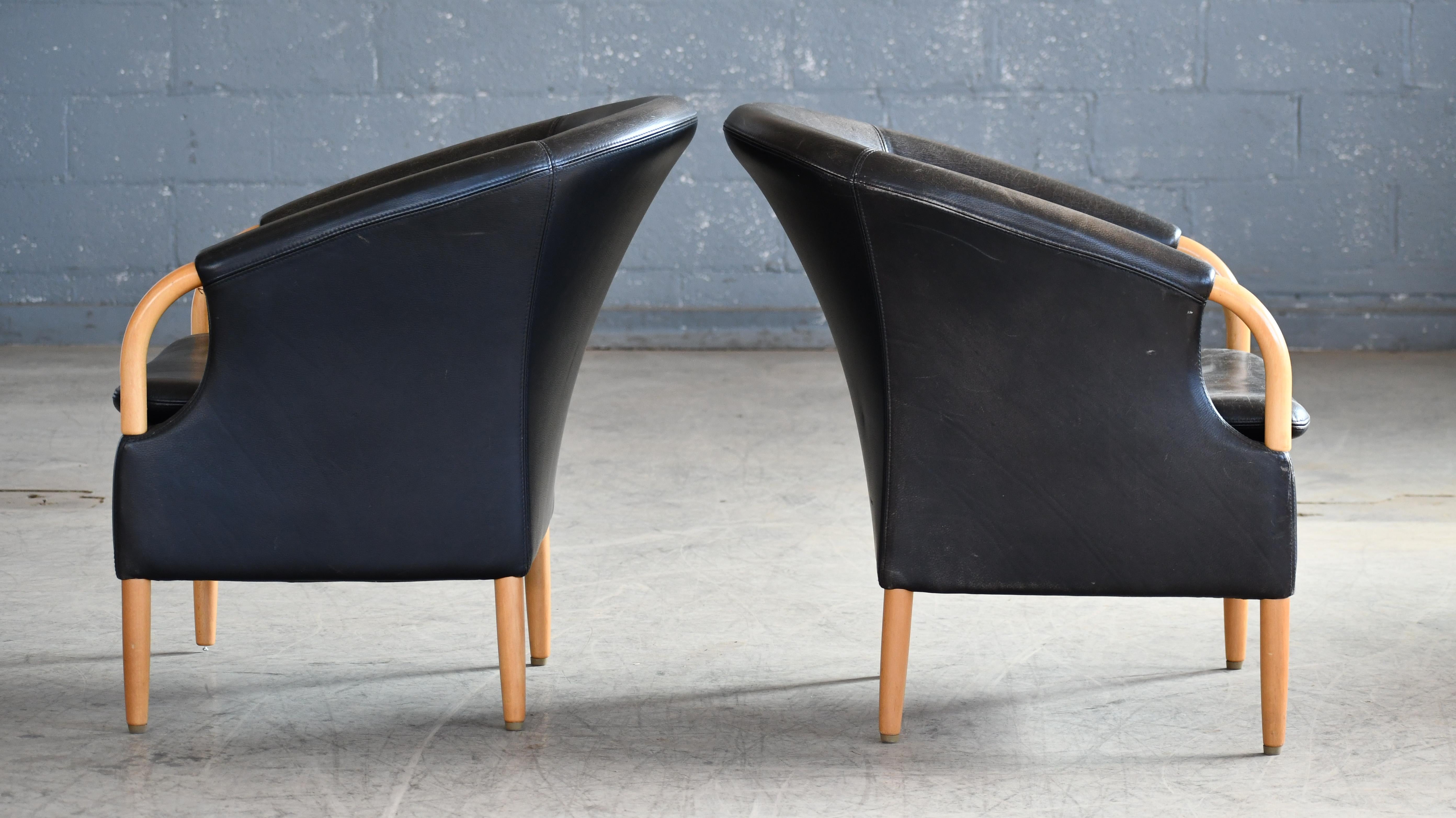 Paire de chaises longues danoises 