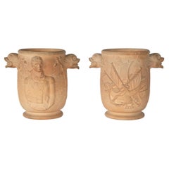 A Pair of Davenport Admiral Lord Nelson Terracotta Wine Coolers