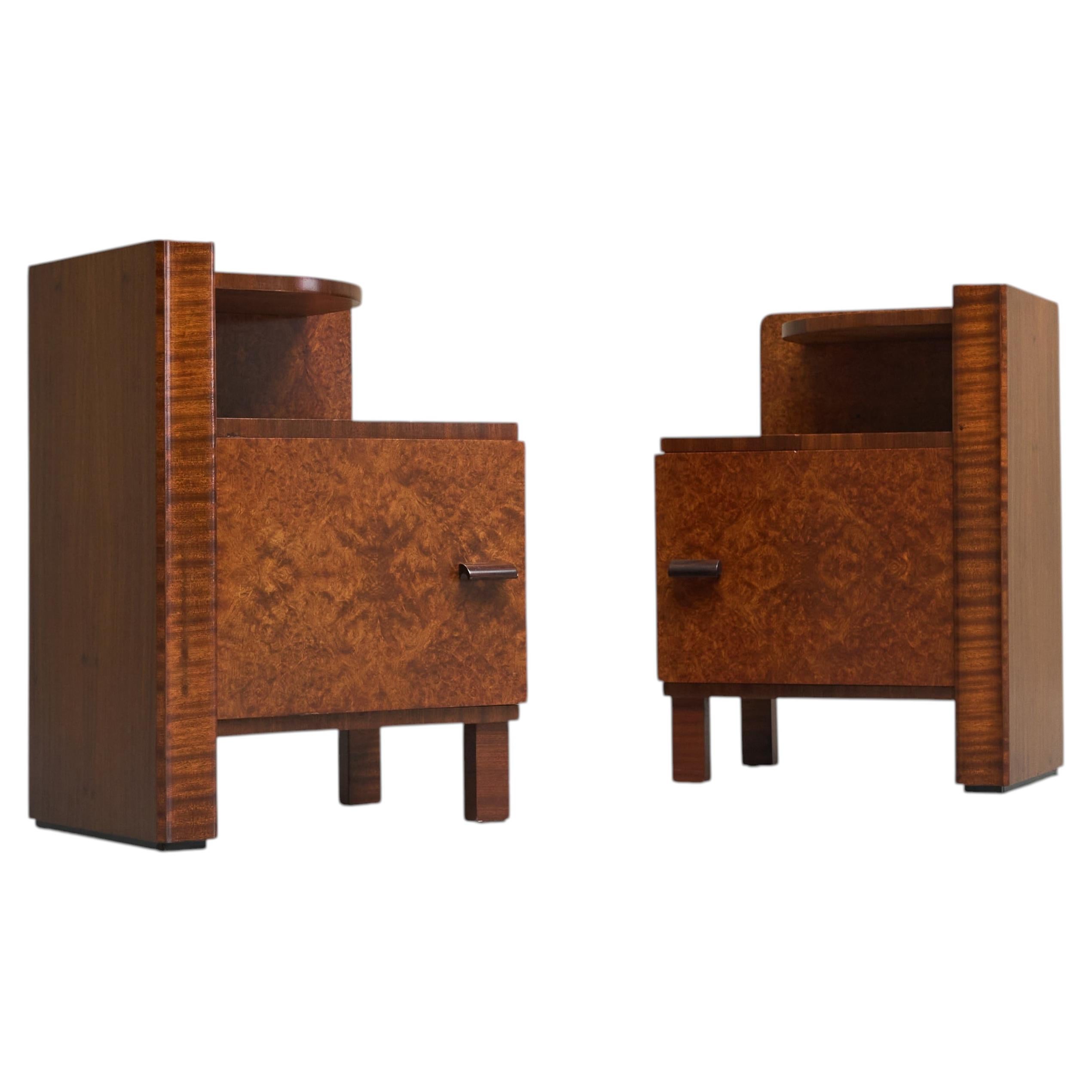 What is the small table next to a bed?
