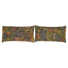 Dekorative antike Jacquard-Wandteppiche mit floralen Elementen, Paar