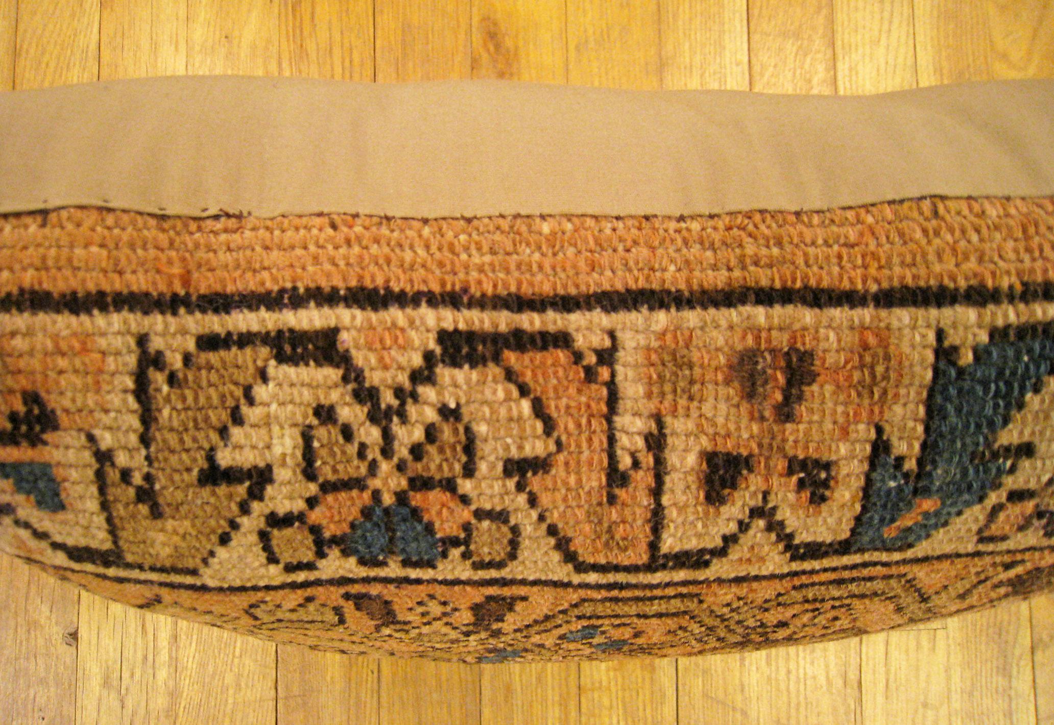 Pair of Decorative Antique Persian Hamadan Rug Pillows For Sale 8