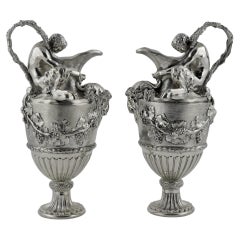 Pair of Decorative Ewer Form Ornaments