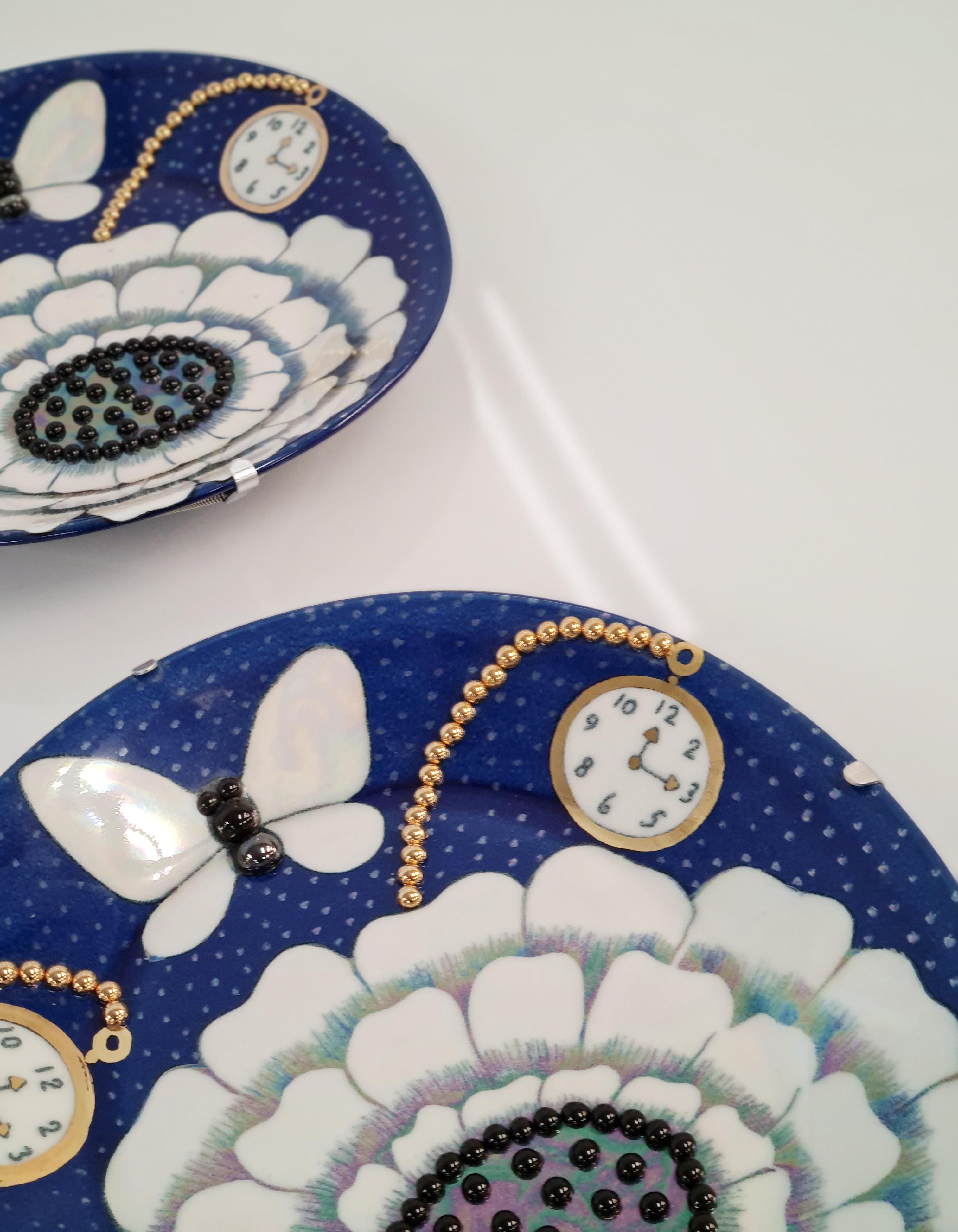 20th Century Pair of Decorative Plates by Birger Kaipiainen, Arabia