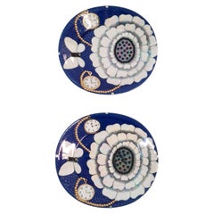 Pair of Decorative Plates by Birger Kaipiainen, Arabia
