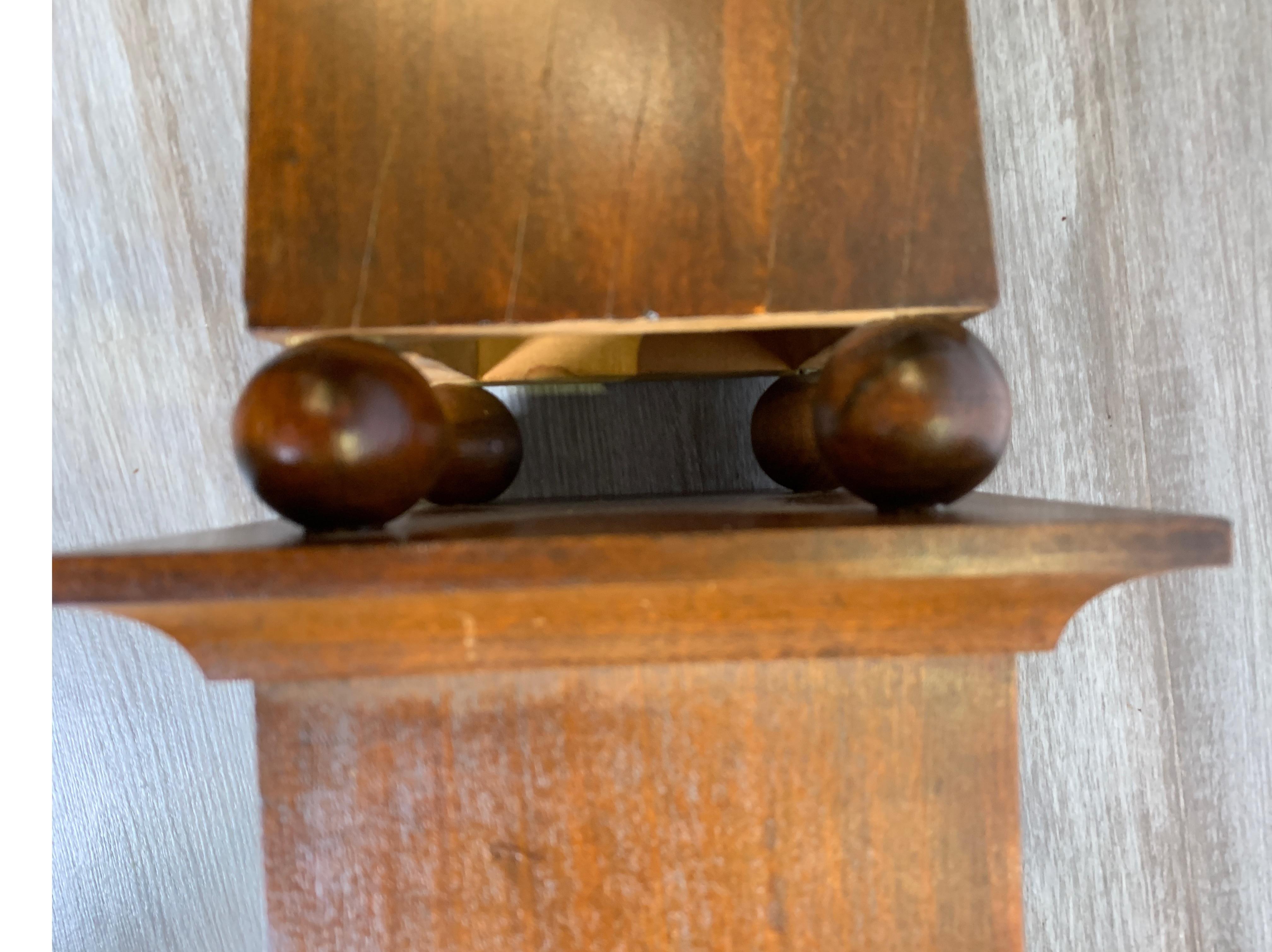 Pair of Decorator Tall Mahogany Finish Obelisks 2