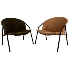 Pair of Designer Armchairs Erzeugnis Lusch, Lusch 
Co, 1960s