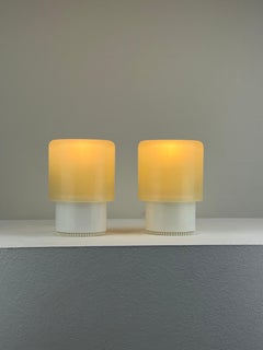 Paire de lampes de bureau 'Tic Tac' de Giotto Stoppino pour Kartell, Italie, années 1970