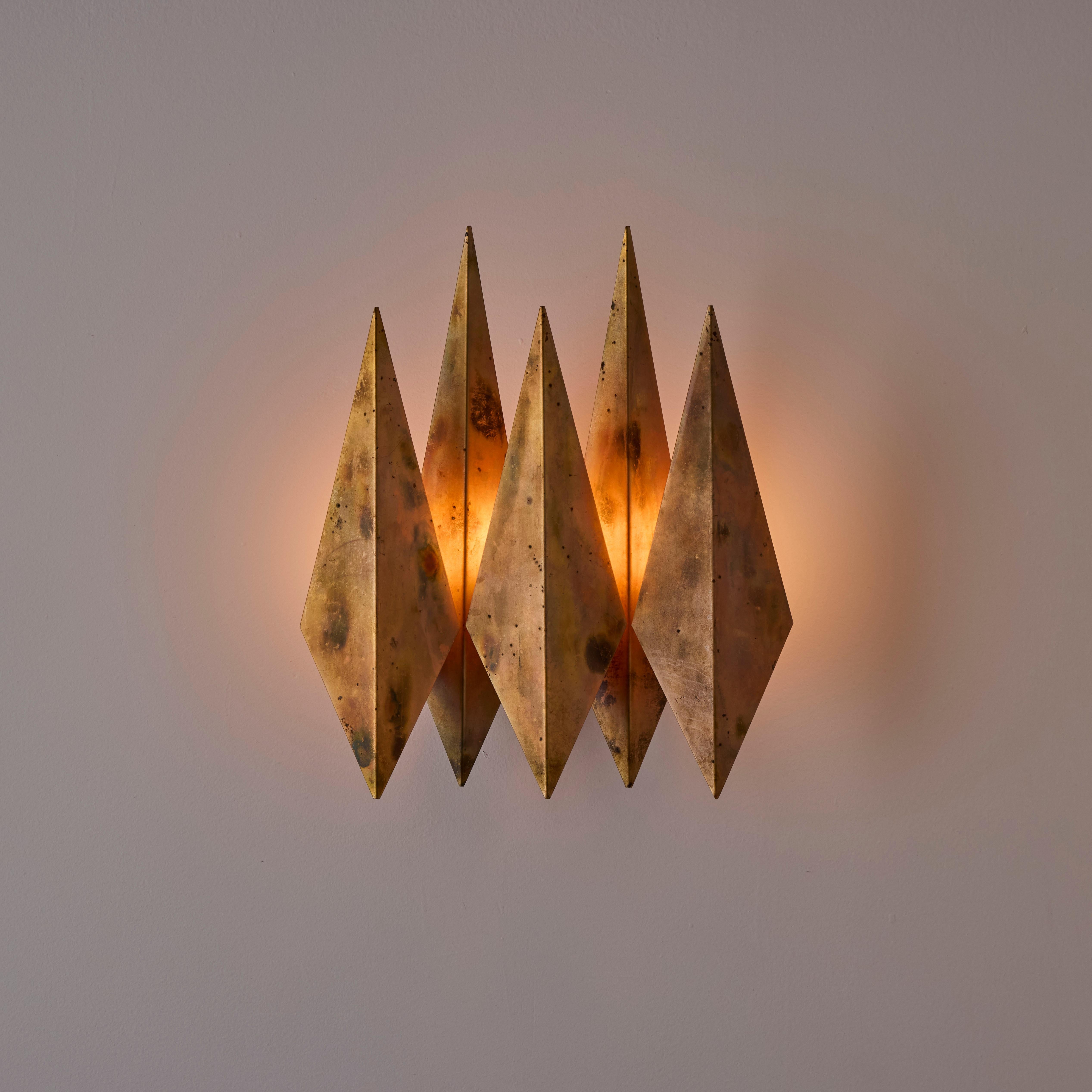 Patiné A pair of 'Diamant' Sconces by Svend Aage Holm Sørensen en vente