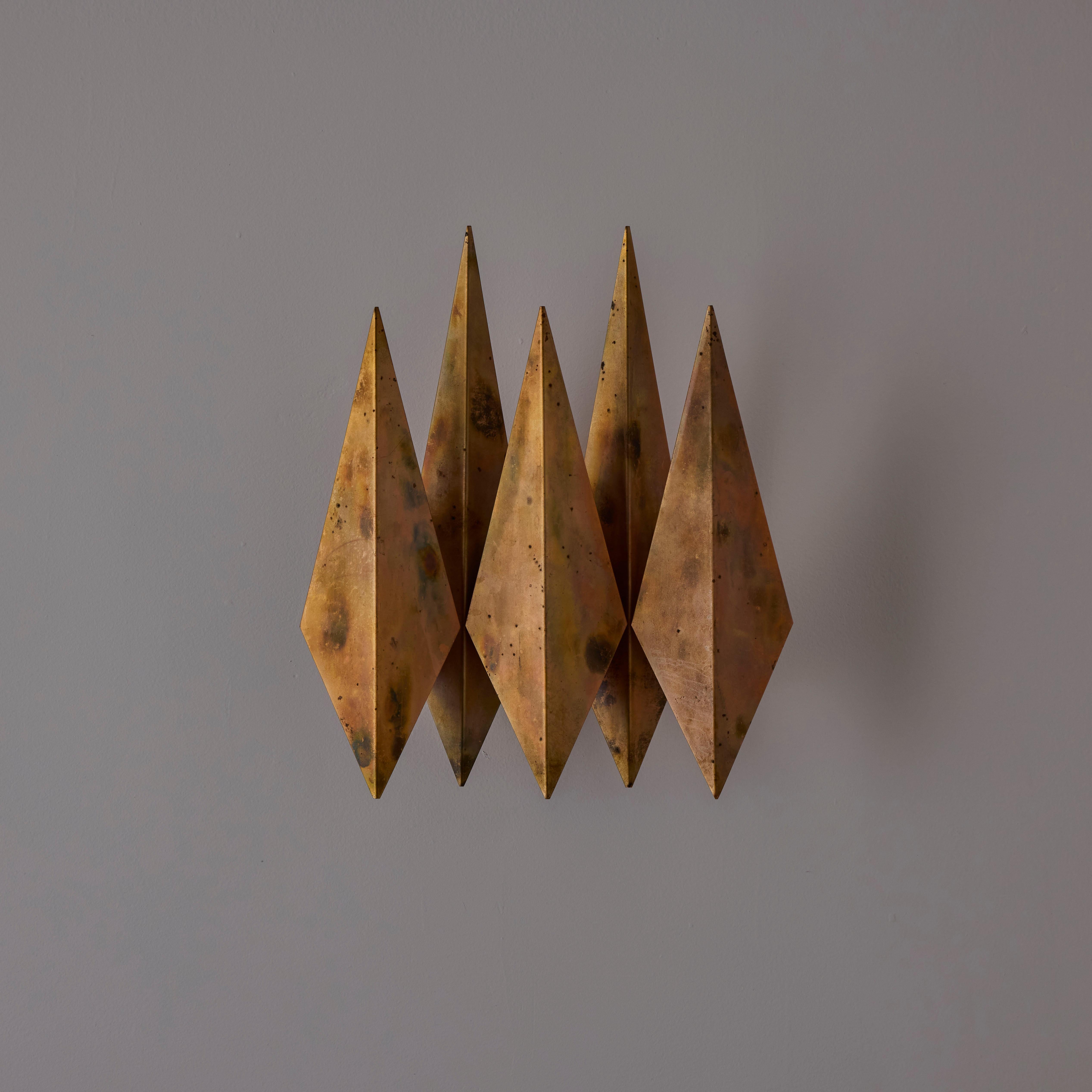 A pair of 'Diamant' Sconces by Svend Aage Holm Sørensen Bon état - En vente à Los Angeles, CA