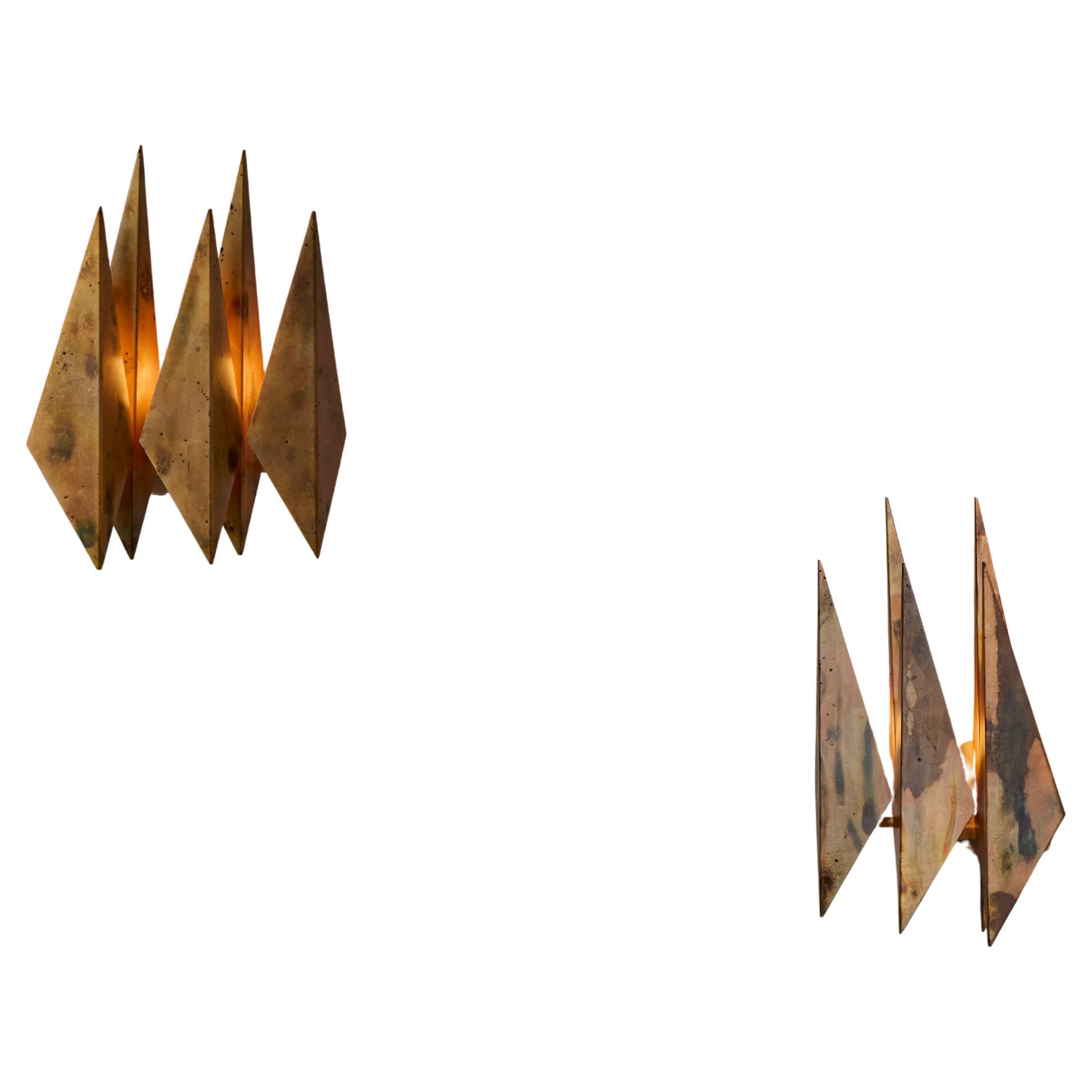 A pair of 'Diamant' Sconces by Svend Aage Holm Sørensen