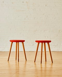 A Pair of Donut Stools in the manner of Tokukichi Kato