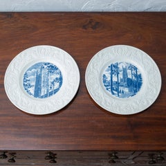A Pair of Duke University Wedgewood Dinner Plates