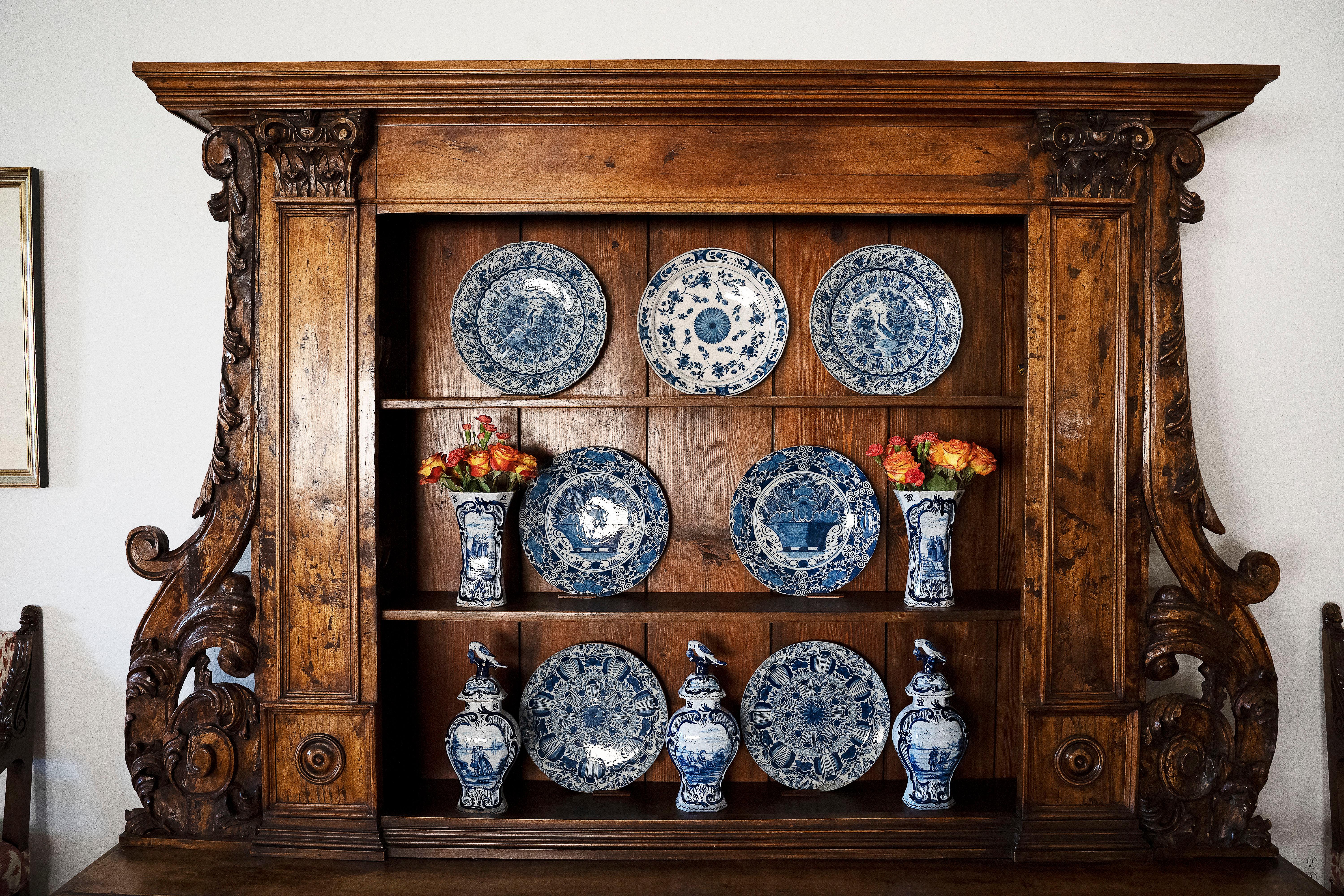 XVIIIe siècle et antérieur Paire de CHARGERS DUTCH DELFT, vers 18ème siècle en vente