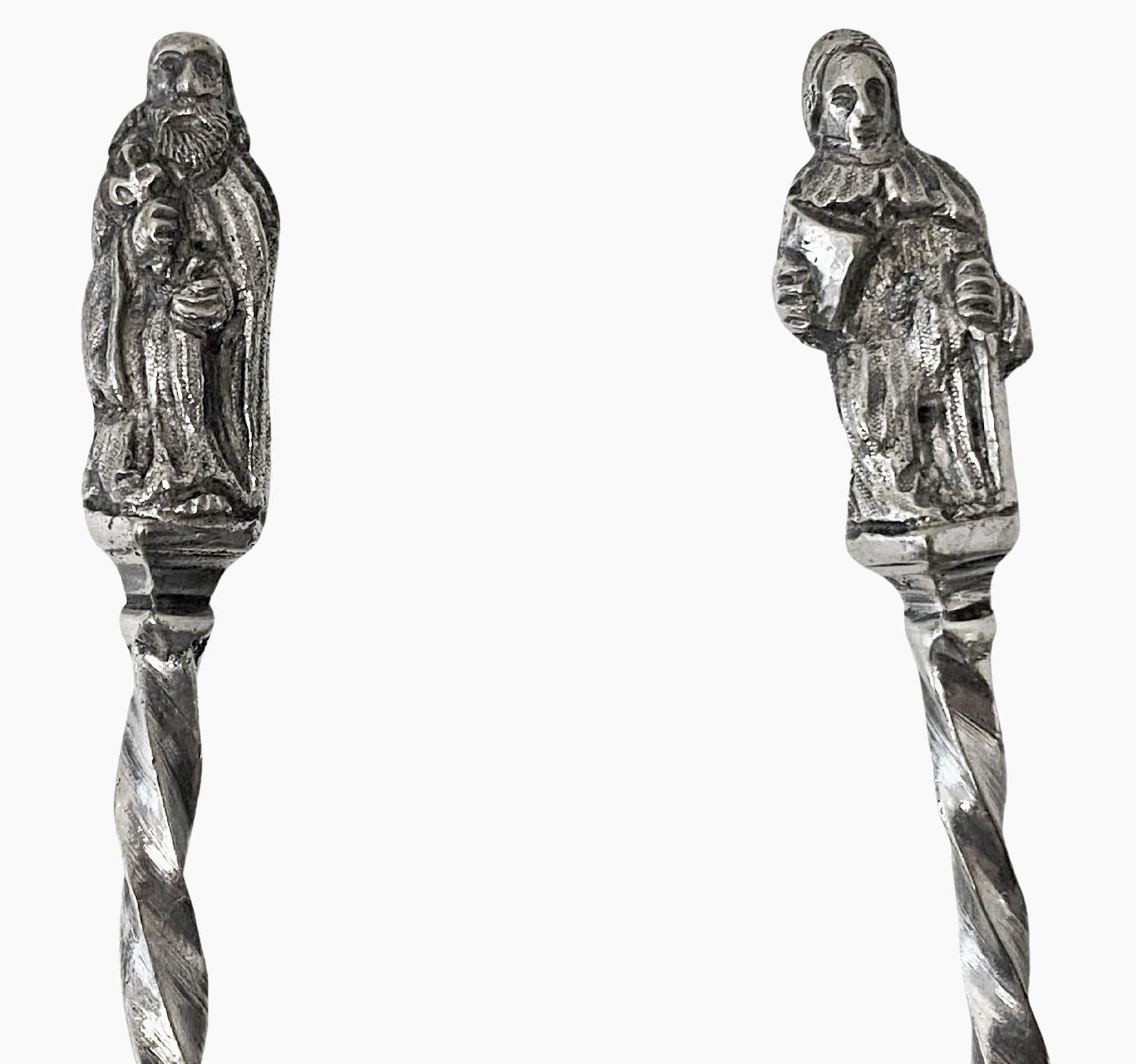 Antico cucchiaio Apostolo olandese in argento C.C. In condizioni buone in vendita a Toronto, Ontario