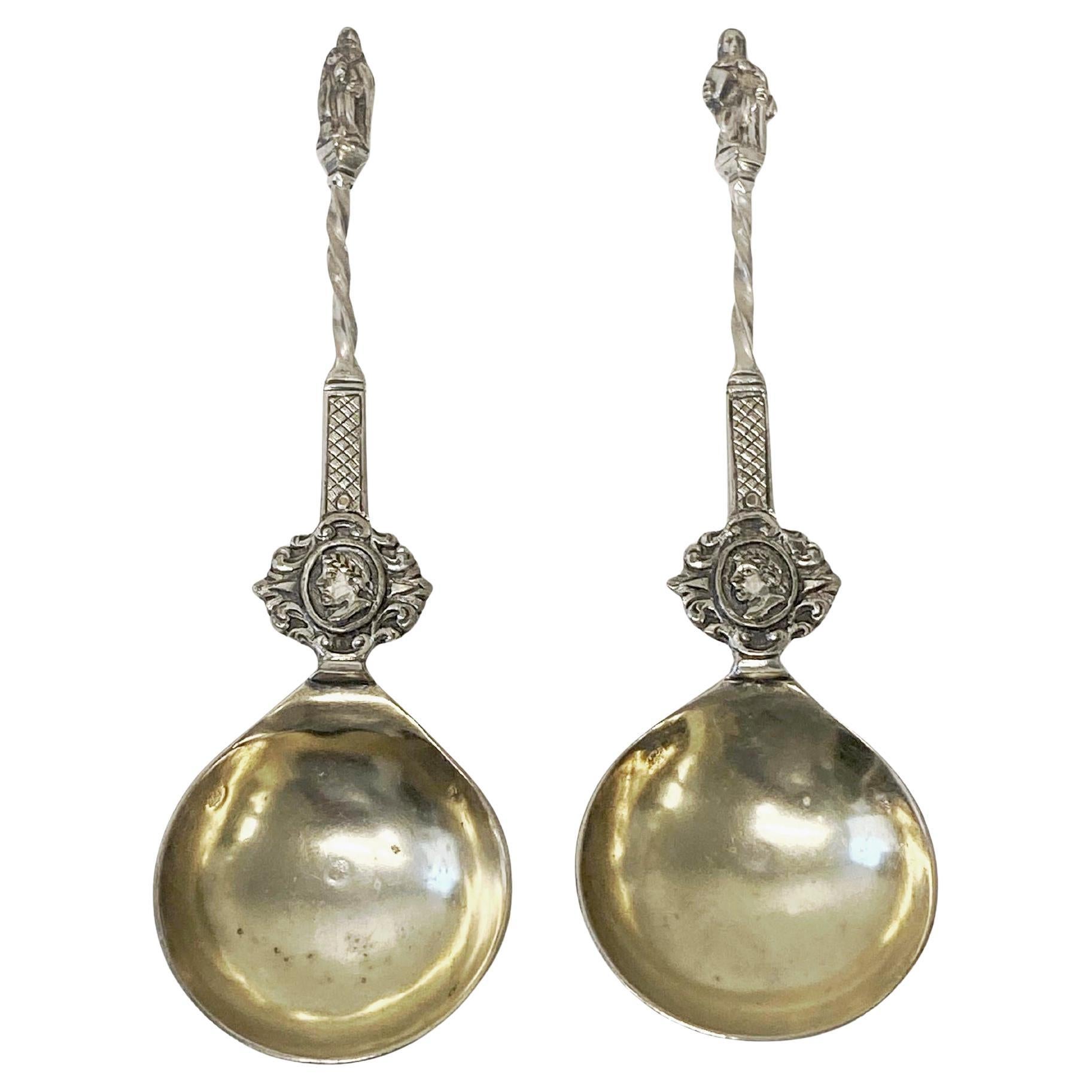 Antique Dutch silver Apostle spoons C.1900