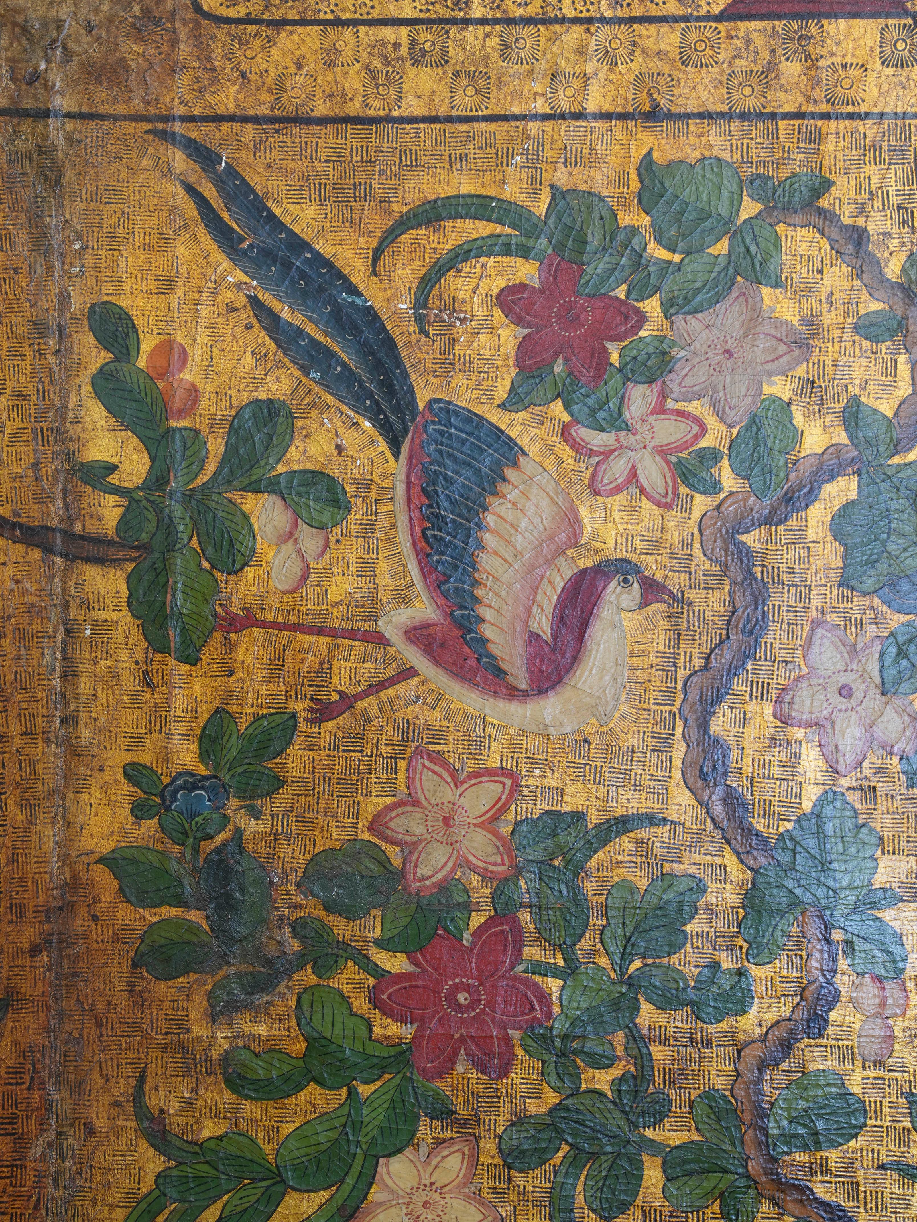 Pair of Early 18th Century “Japanese” Leather Panels 6