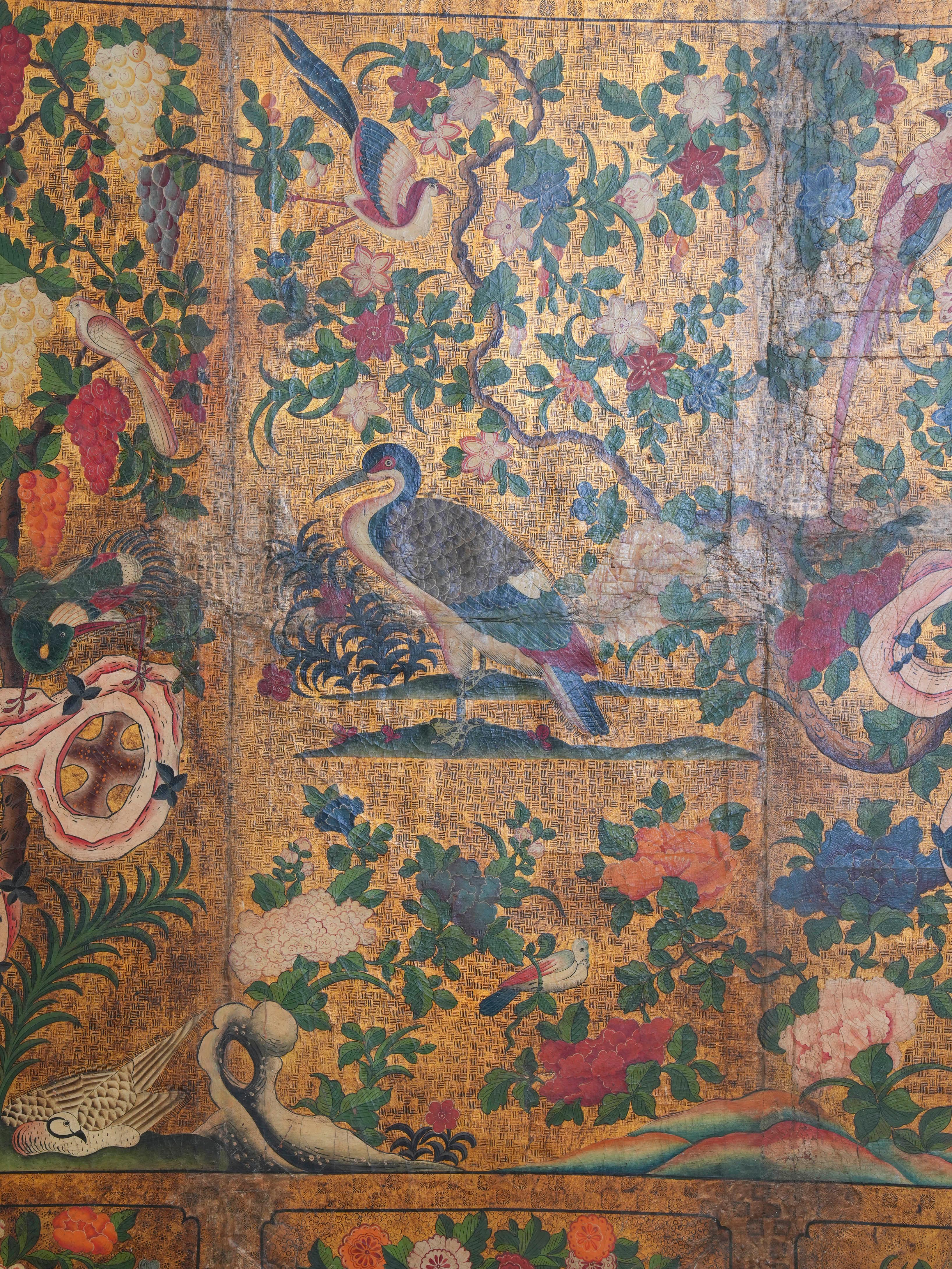 Pair of Early 18th Century “Japanese” Leather Panels 10