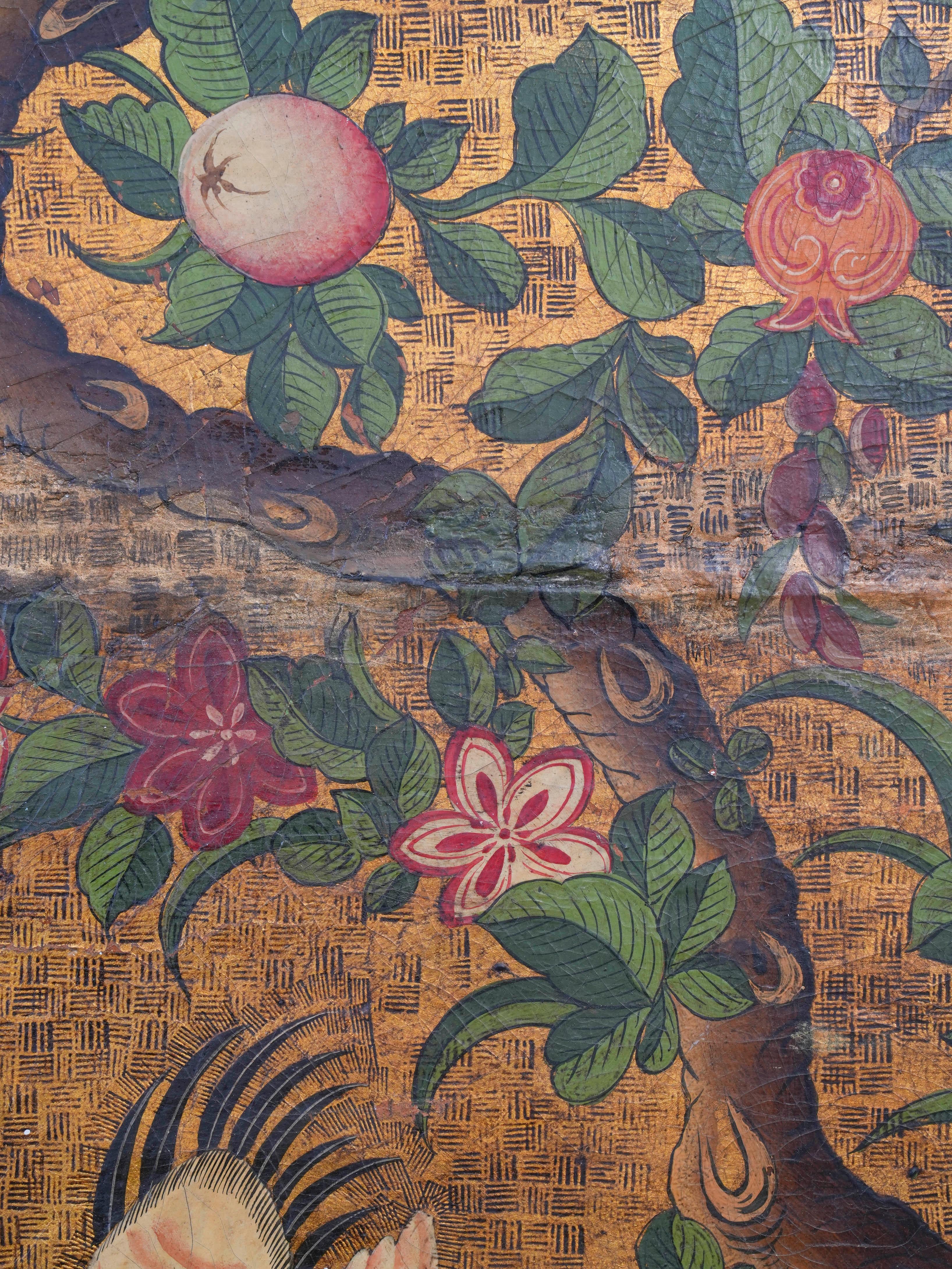 Pair of Early 18th Century “Japanese” Leather Panels 11